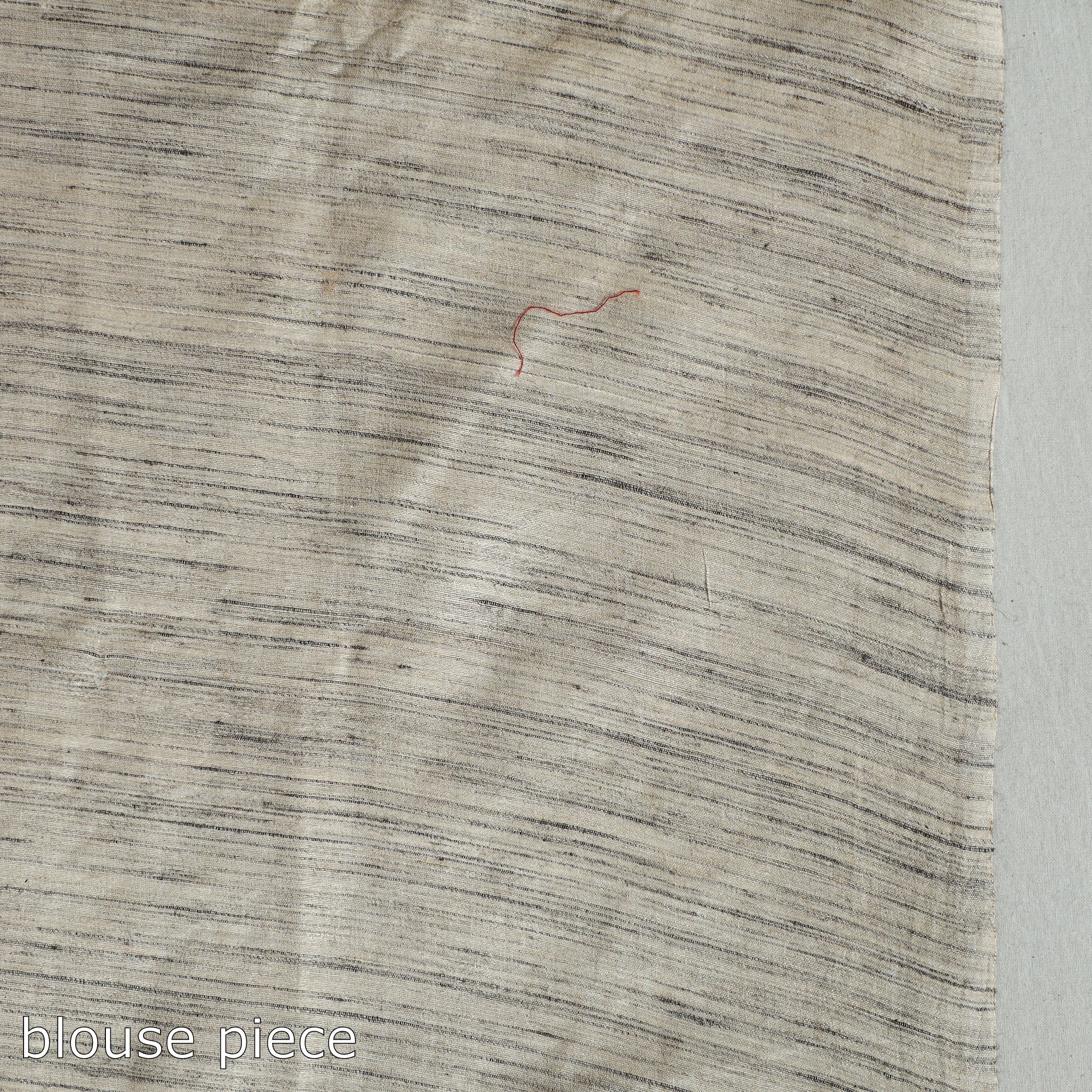 KHUSHBASH - HAPPY LOOM OF EAST Beige - Bengal Kantha Hand Embroidery Pure Ghicha Silk Handloom Saree 135 - view 7