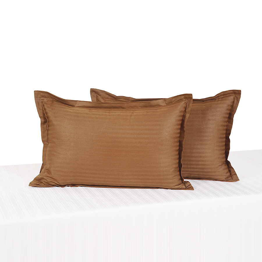 Swayam India Tango Walnut Brown Pillow Cover - view 2