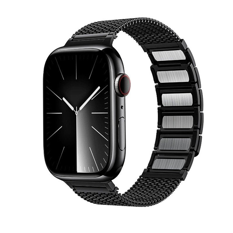 Million Cases Premium Hybrid Mesh Link Strap for Apple Watch
