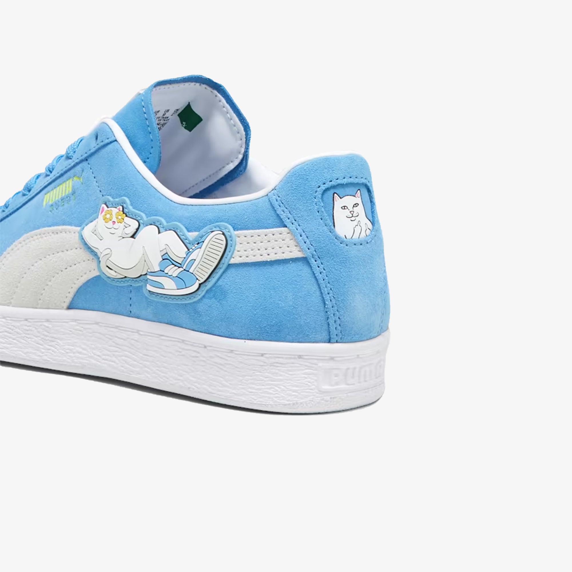 Puma | RIPNDIP SUEDE BLUE SNEAKERS { REGAL BLUE/WHITE - view 2