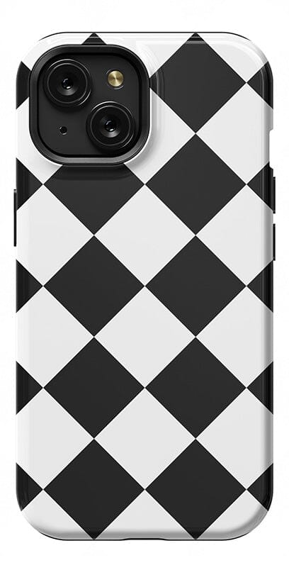 Casetry Black Checkerboard | High Contrast Design Case - view 2