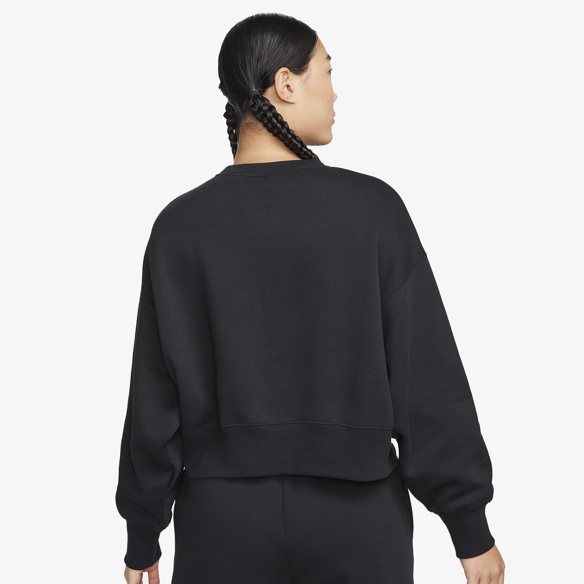 Nike | CREW-NECK FLEECE SWEATSHIRT { BLACK/SAIL/FIELD PURPLE