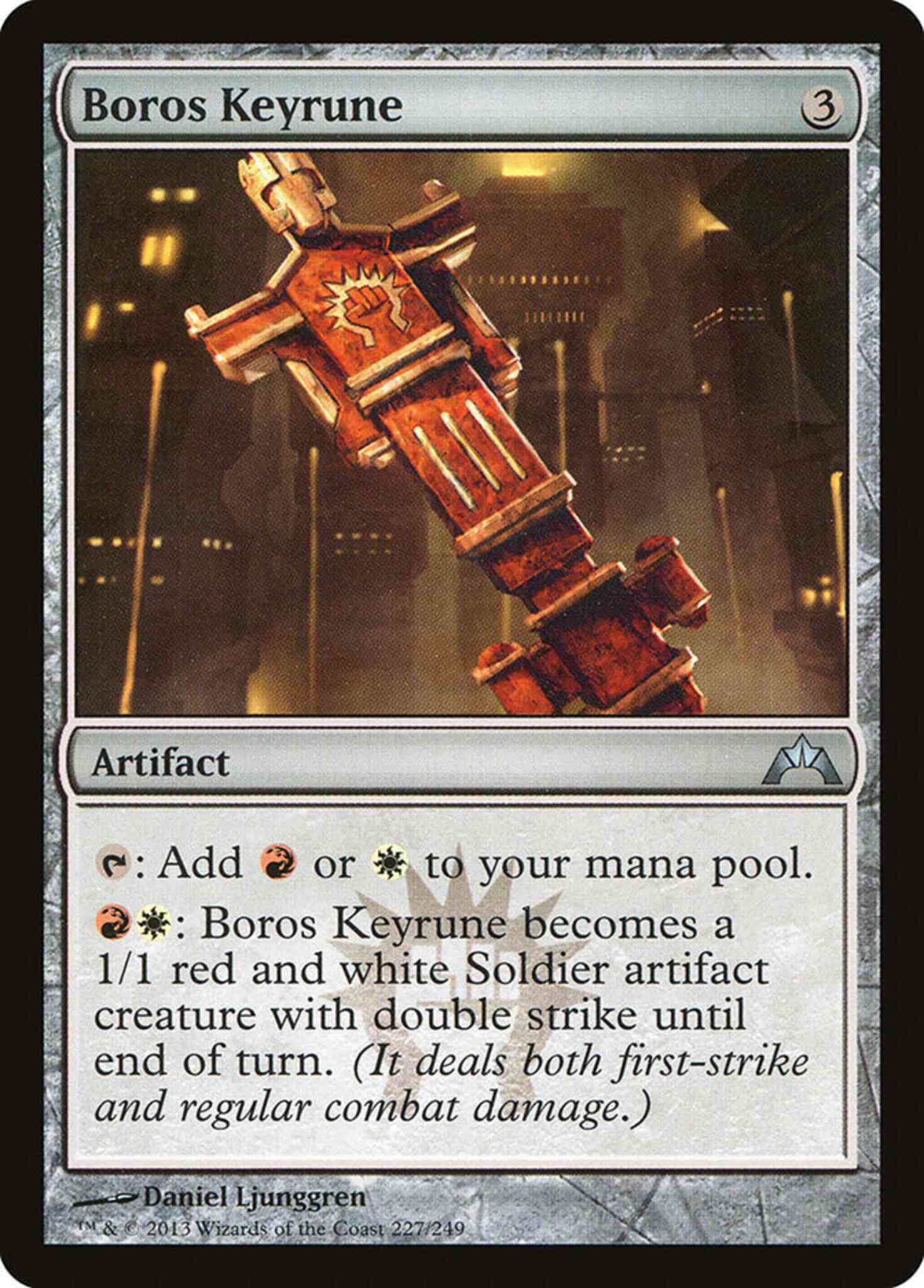 Boros keyrune 227 – Magic Boros Keyrune [227] [Gatecrash] [Non-Foil]