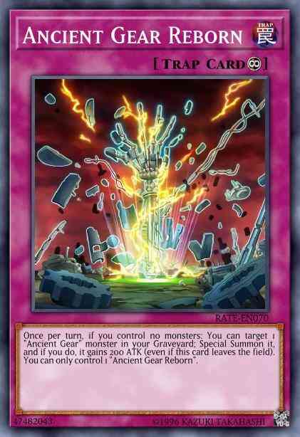Yu-Gi-Oh! Ancient Gear Reborn - RATE-EN070 - Rare - 1st Edition