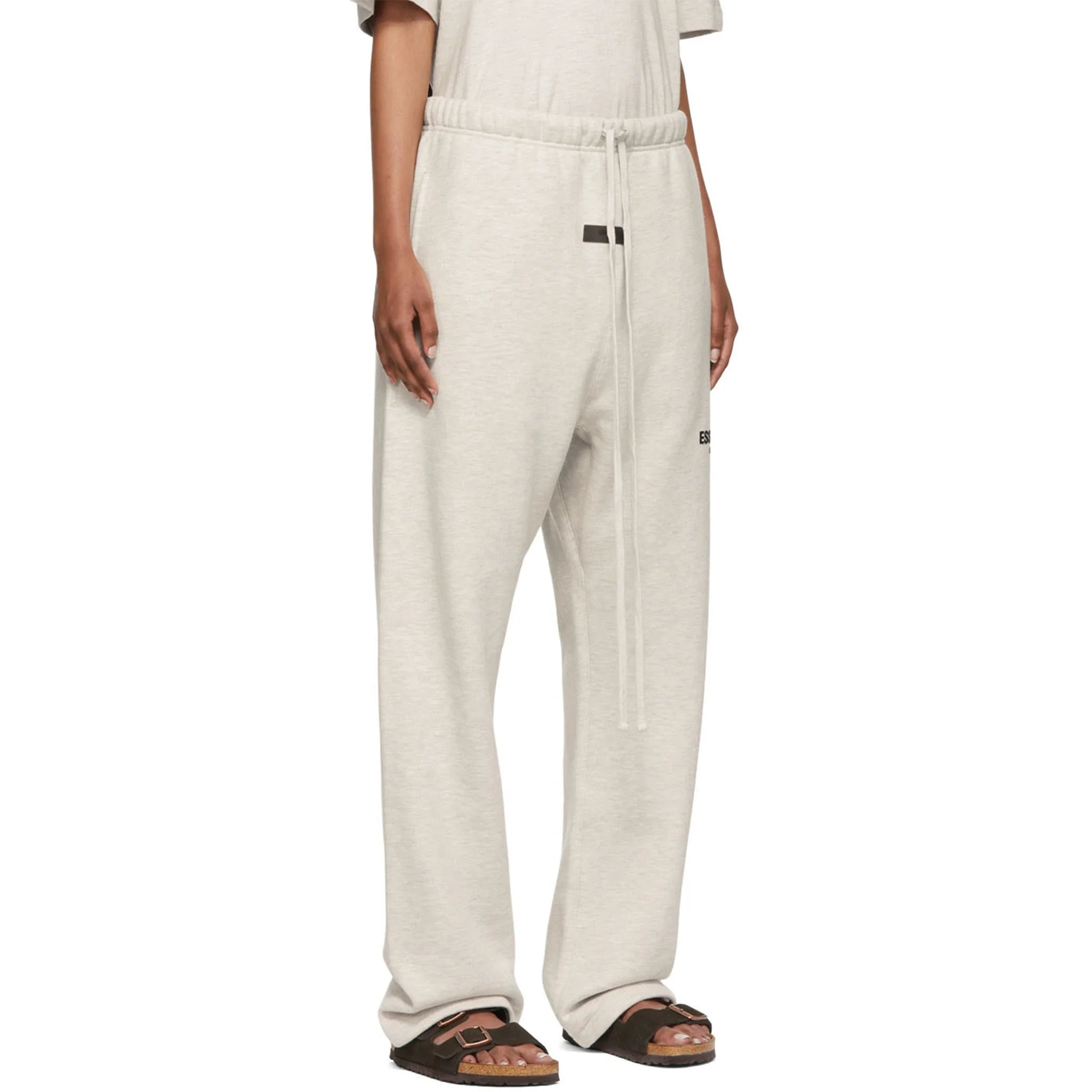 Fear Of God Essentials Relaxed Light Oatmeal Sweatpants (SS22) - view 4