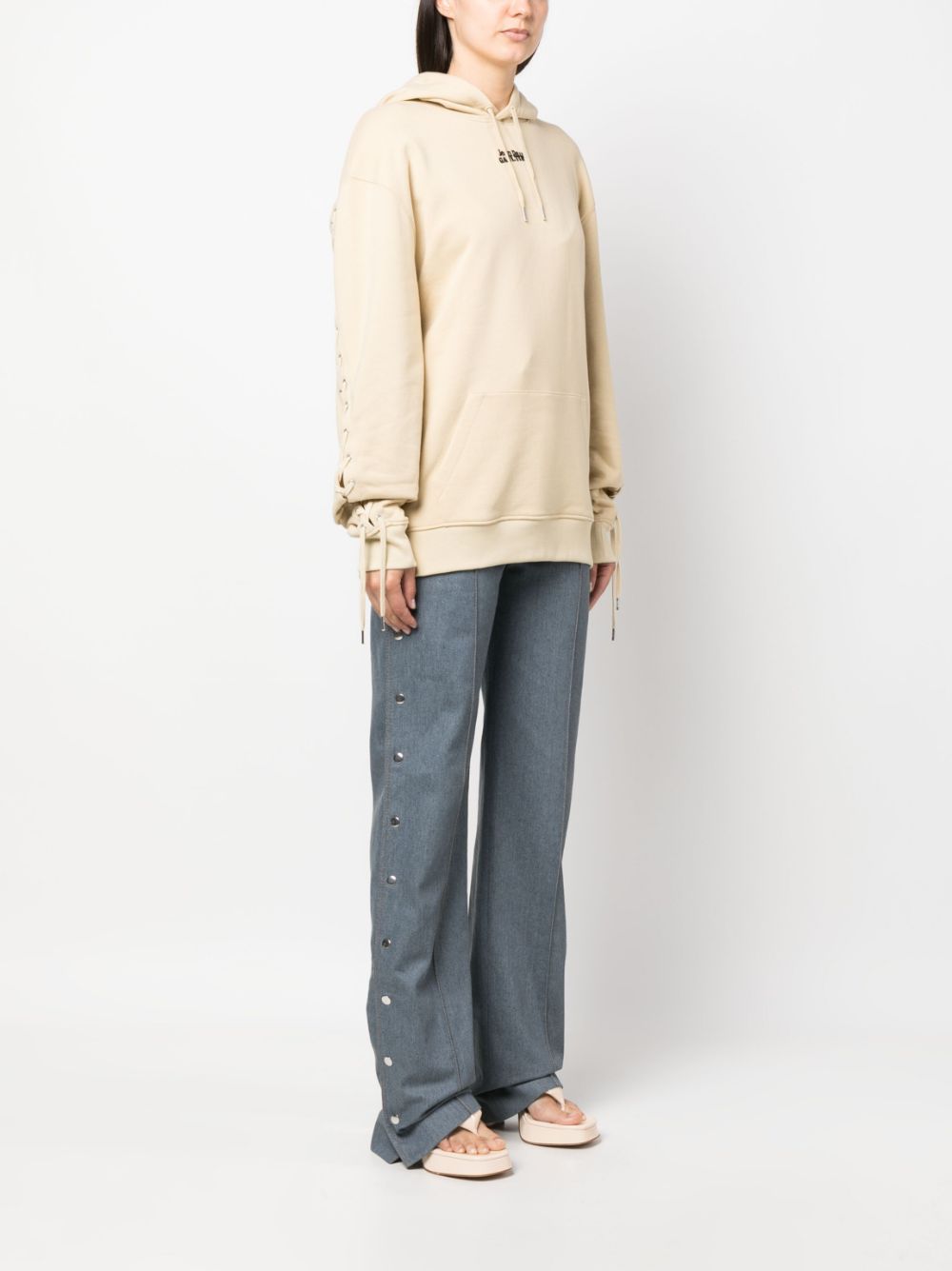 Jean Paul Gaultier Logo cotton hoodie – 100% cotton - view 5