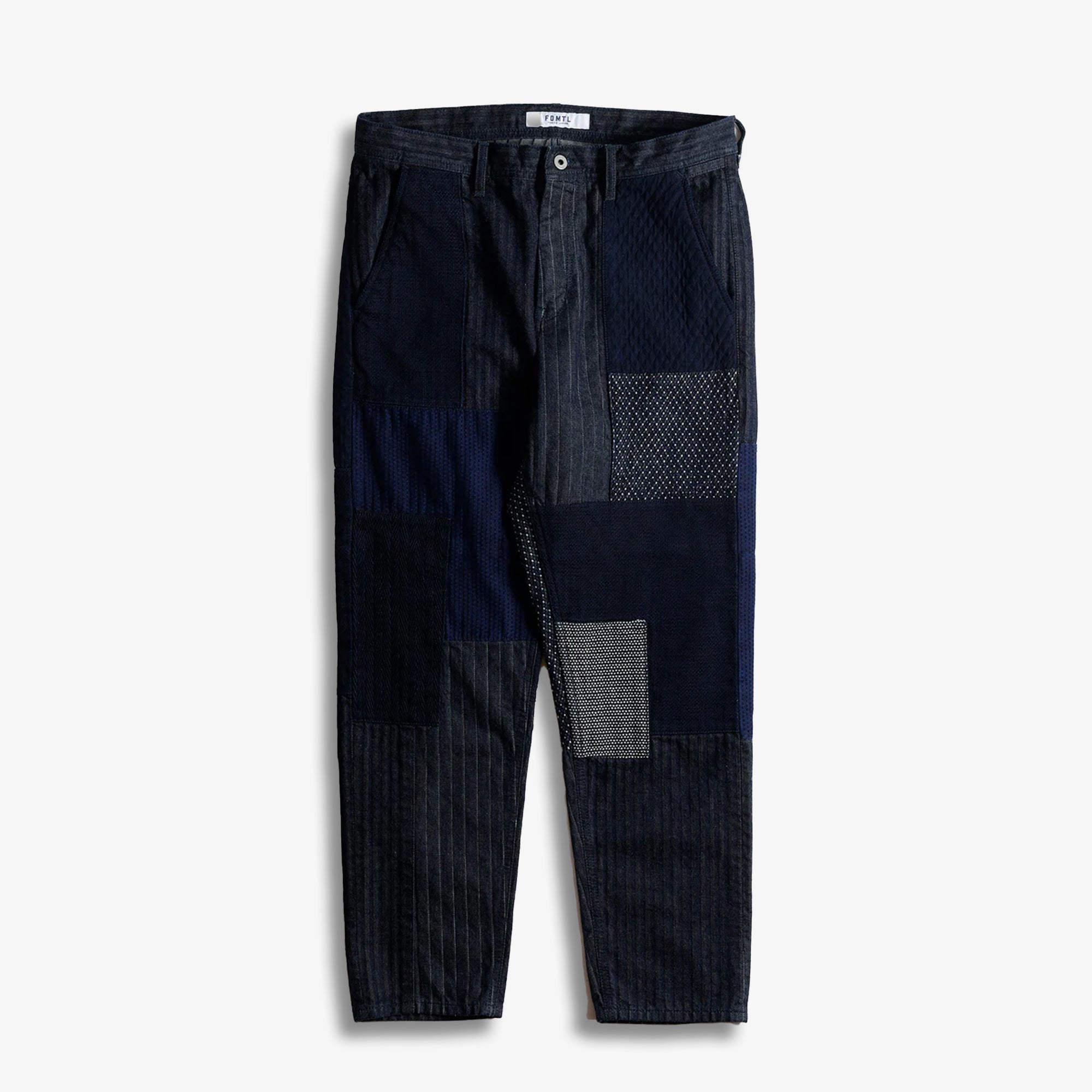 Fdmtl | Patchwork Pants Rinse { Indigo