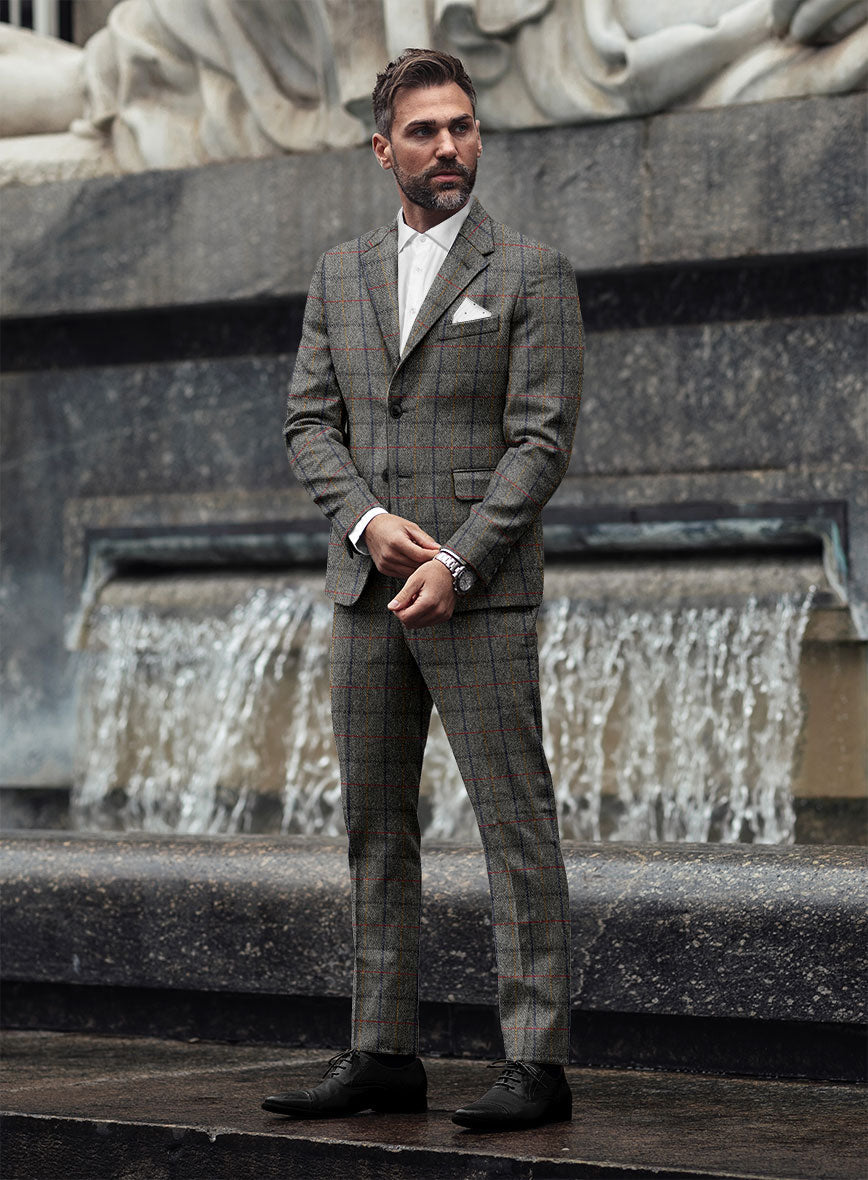 StudioSuits Harris Tweed Stormcrest Gray Suit - view 2
