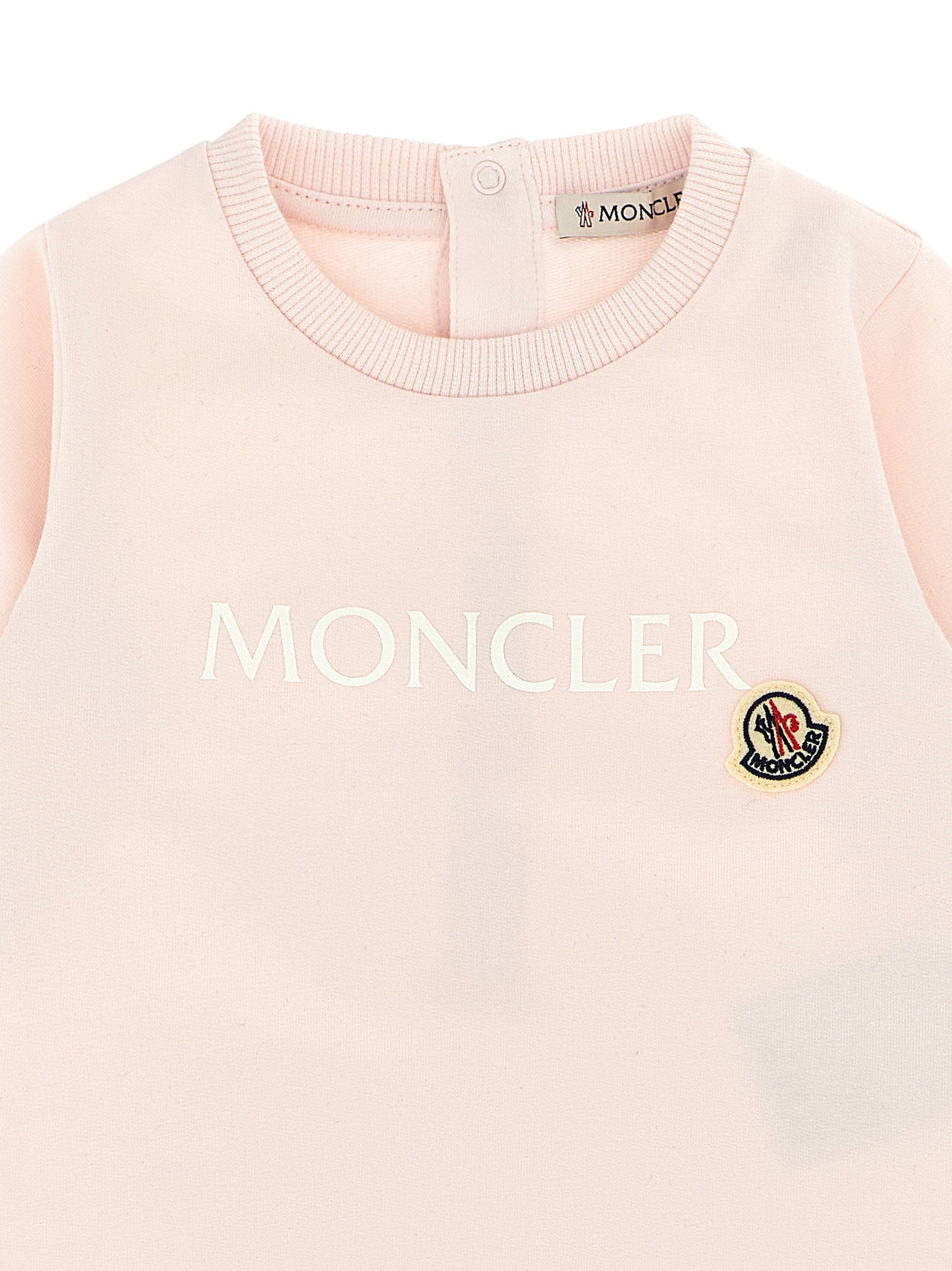 Moncler Enfant Logo Jumpsuit – 95% cotton, 5% elastane - view 3