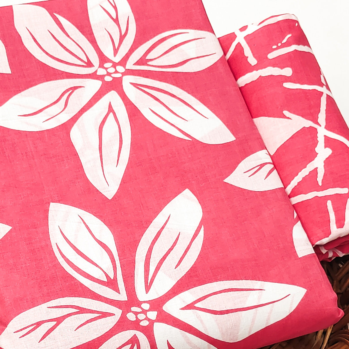 Peachmode Gajari Pink Floral Printed Pure Cotton Dress Material - view 2
