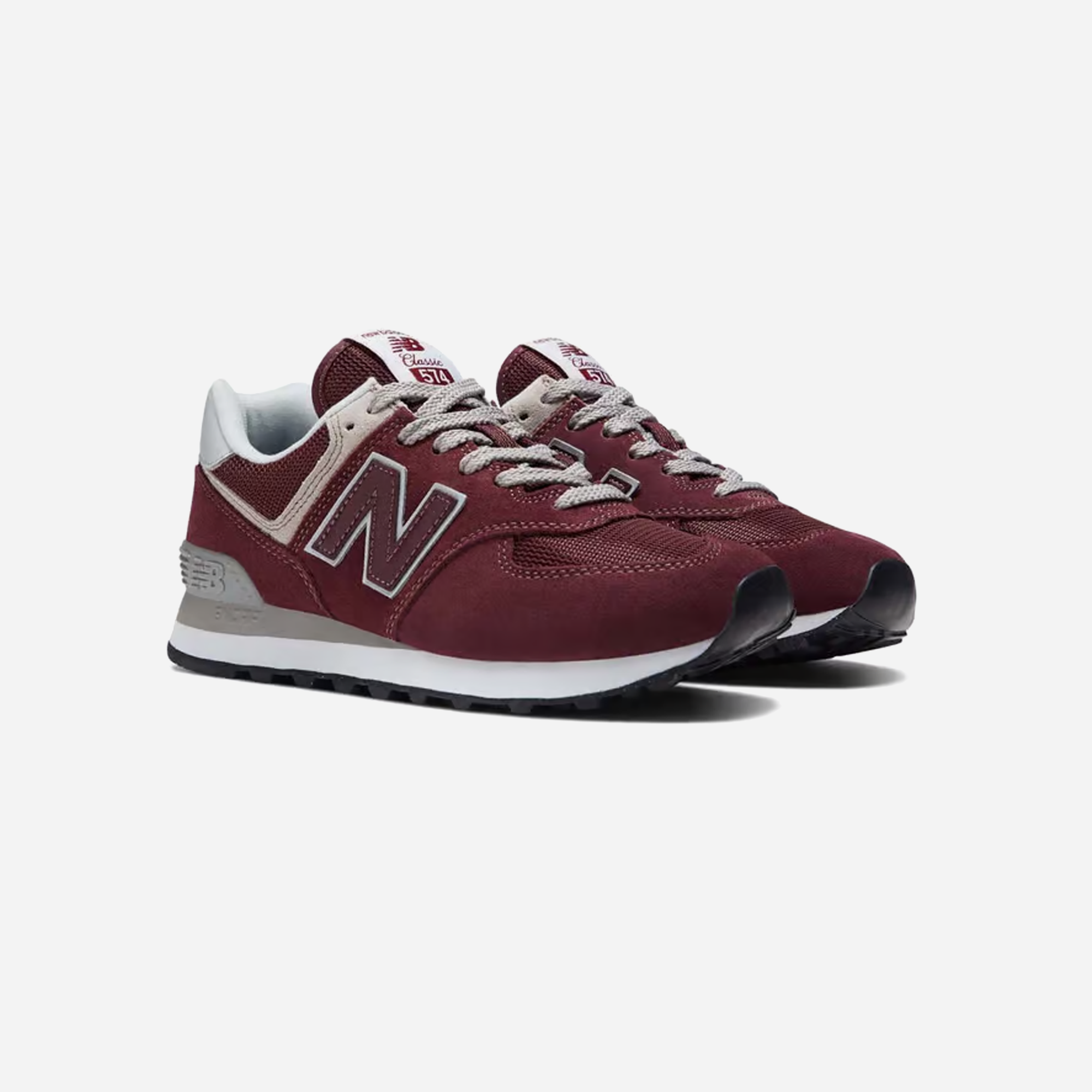 New Balance 574 Maroon White - view 2