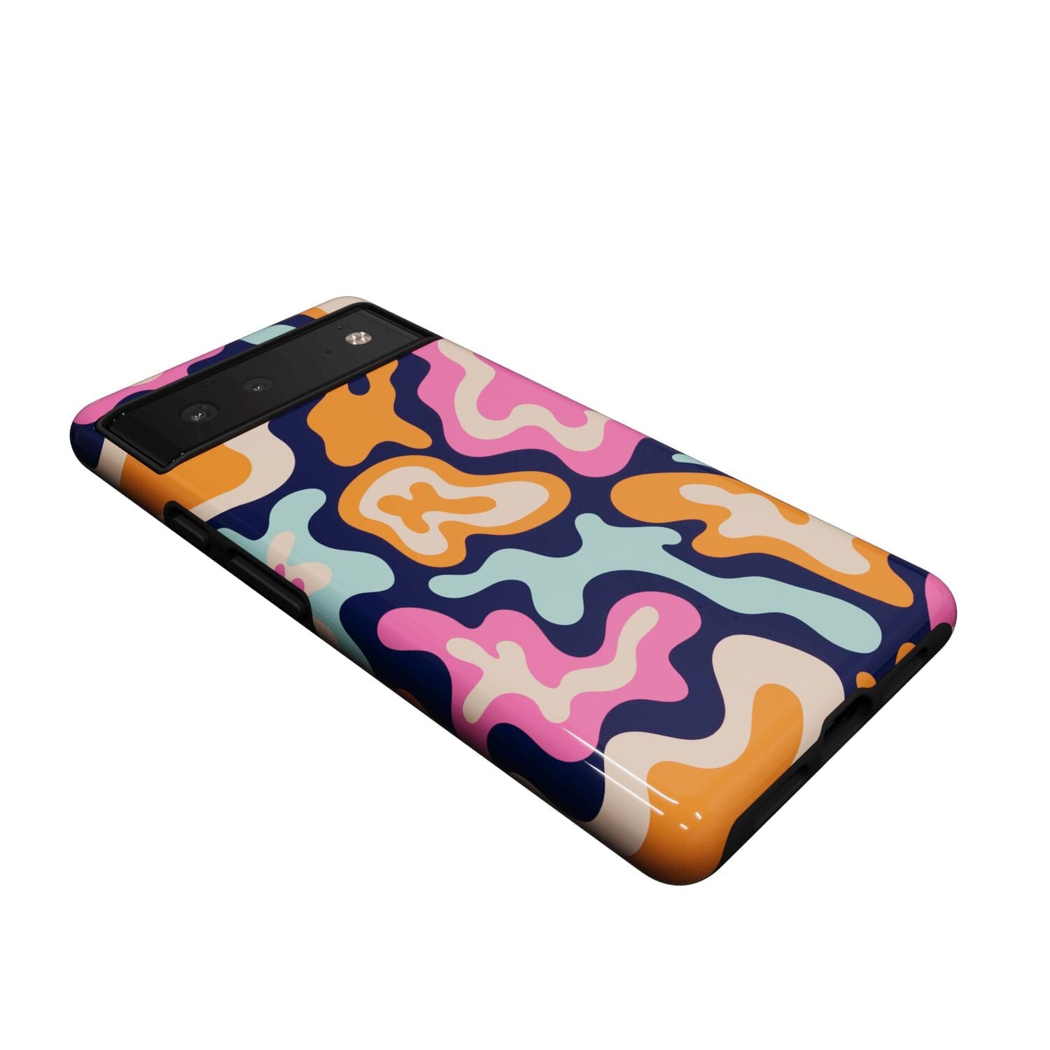 Casetry Midnight Color Splash | Abstract Retro Google Pixel Case - view 2