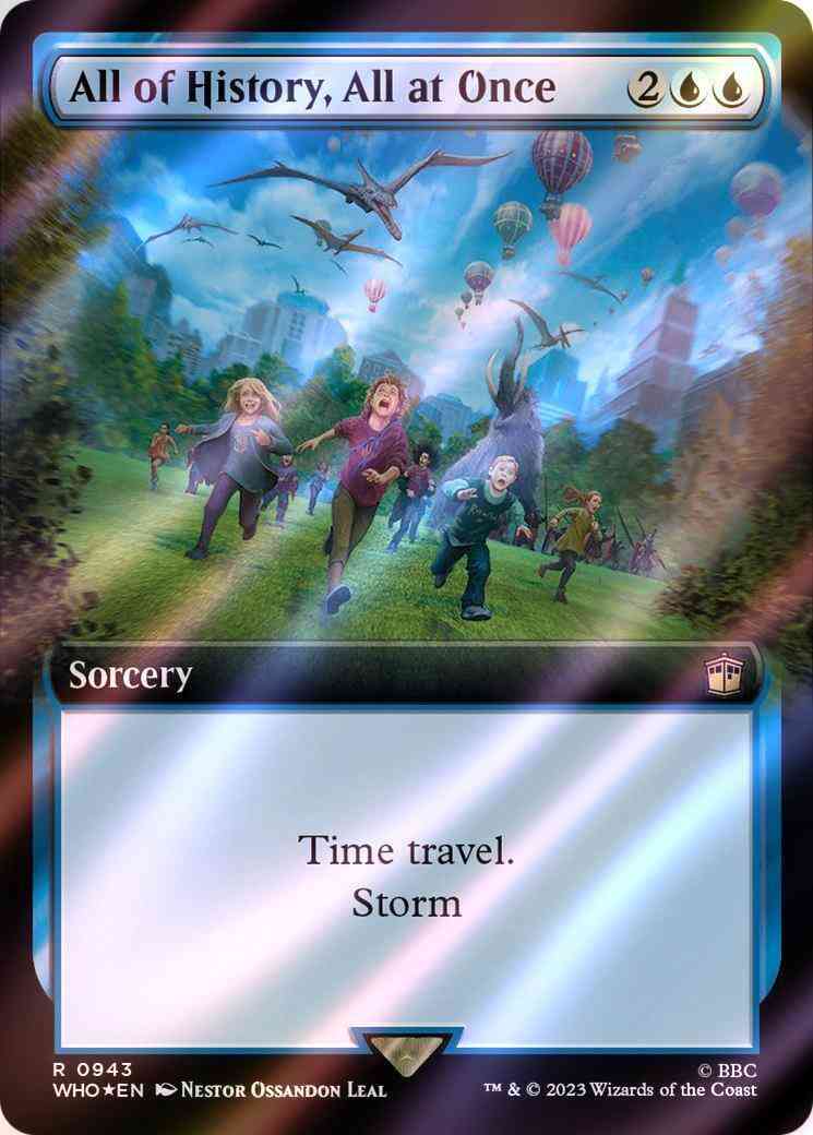 Magic All of History, All at Once [943] [Extended Art] [Universes Beyond: Doctor Who] [Surge Foil]