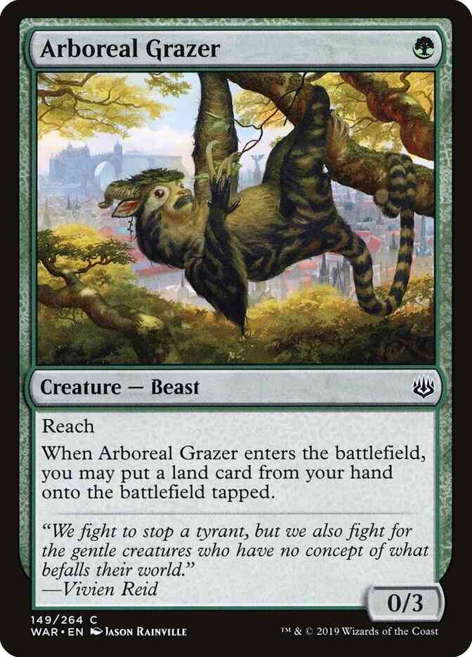 Arboreal grazer 149 – Magic Arboreal Grazer [149] [War of the Spark] [Non-Foil]