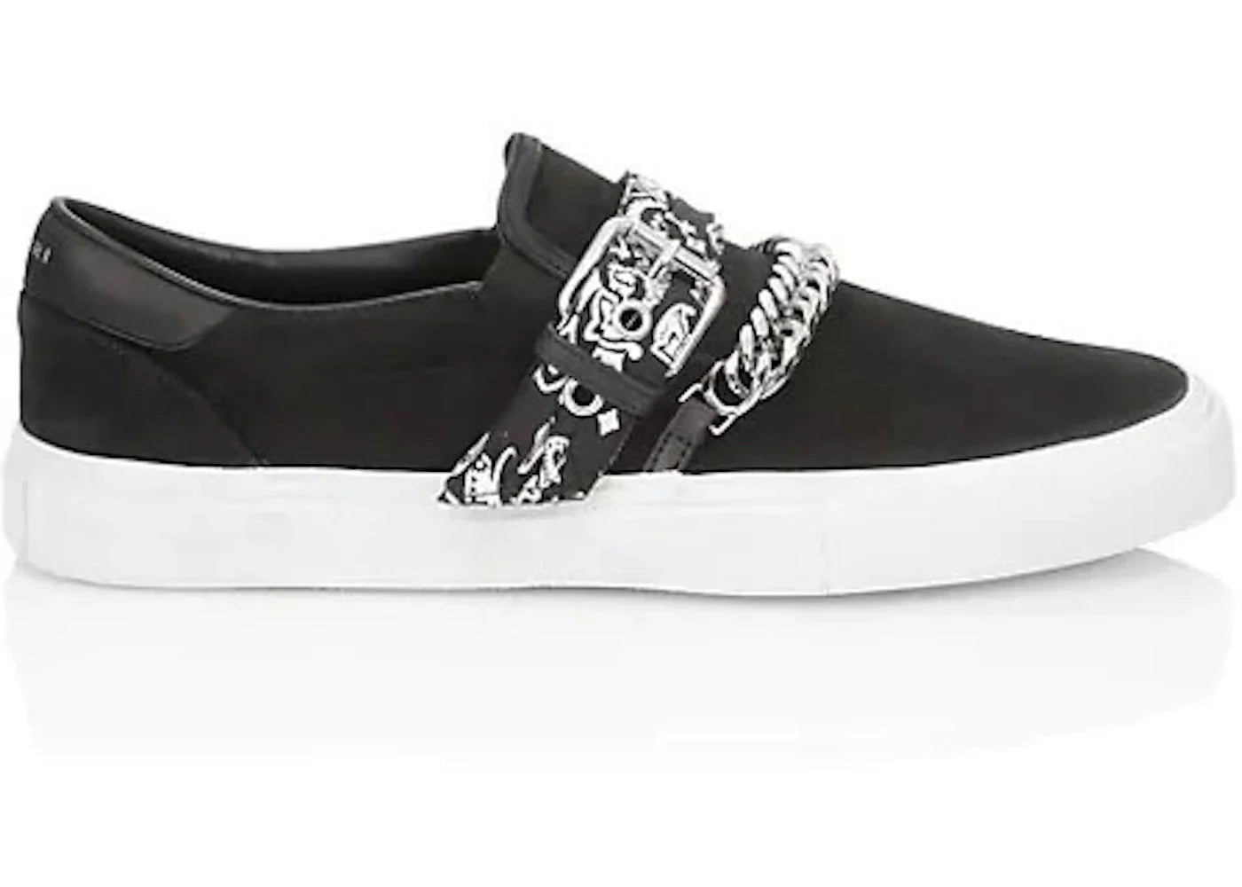 Amiri Bandana Buckle Slip On Black