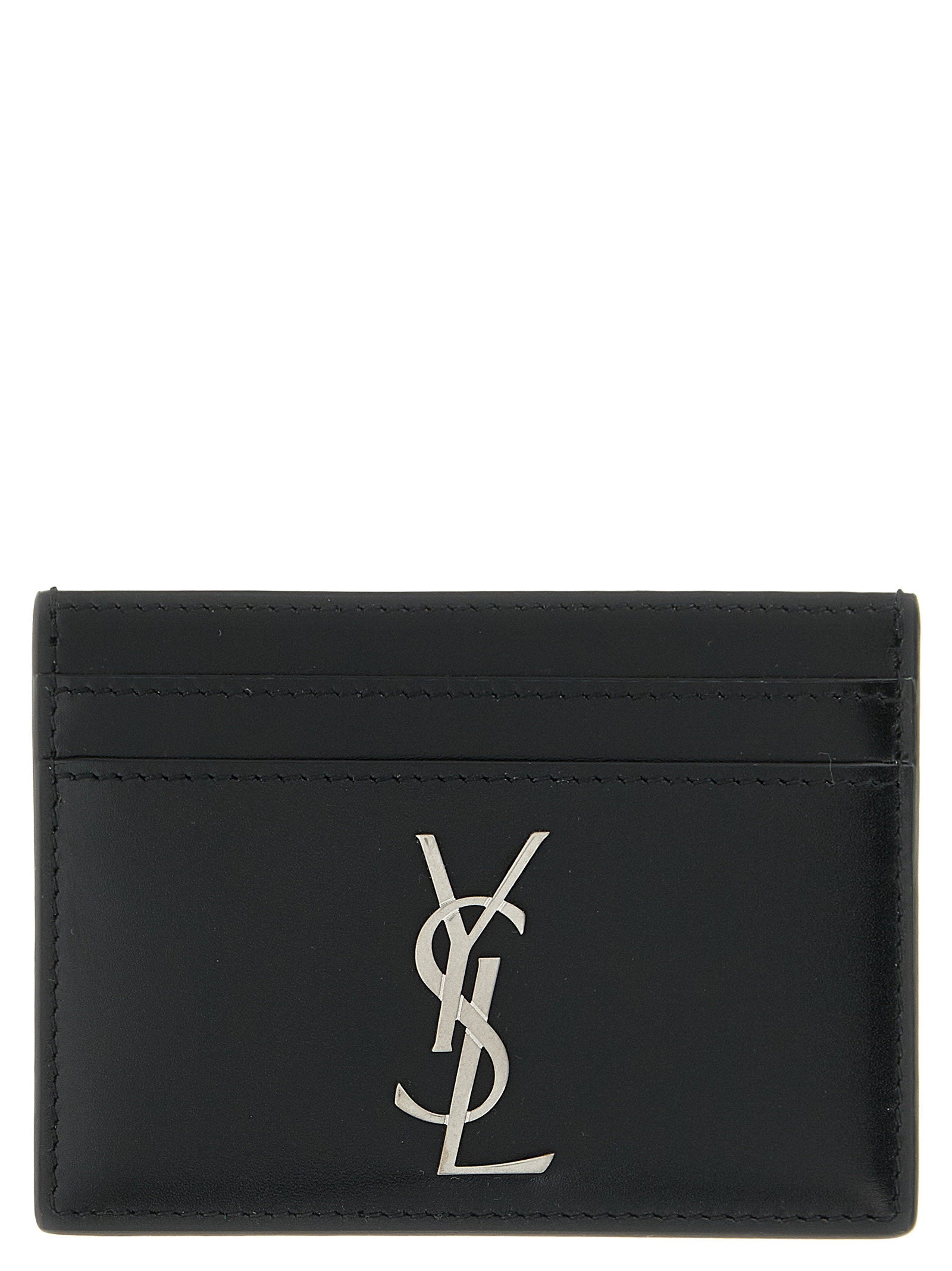 Saint Laurent Monogramme Card Holder – 100% calfskin leather