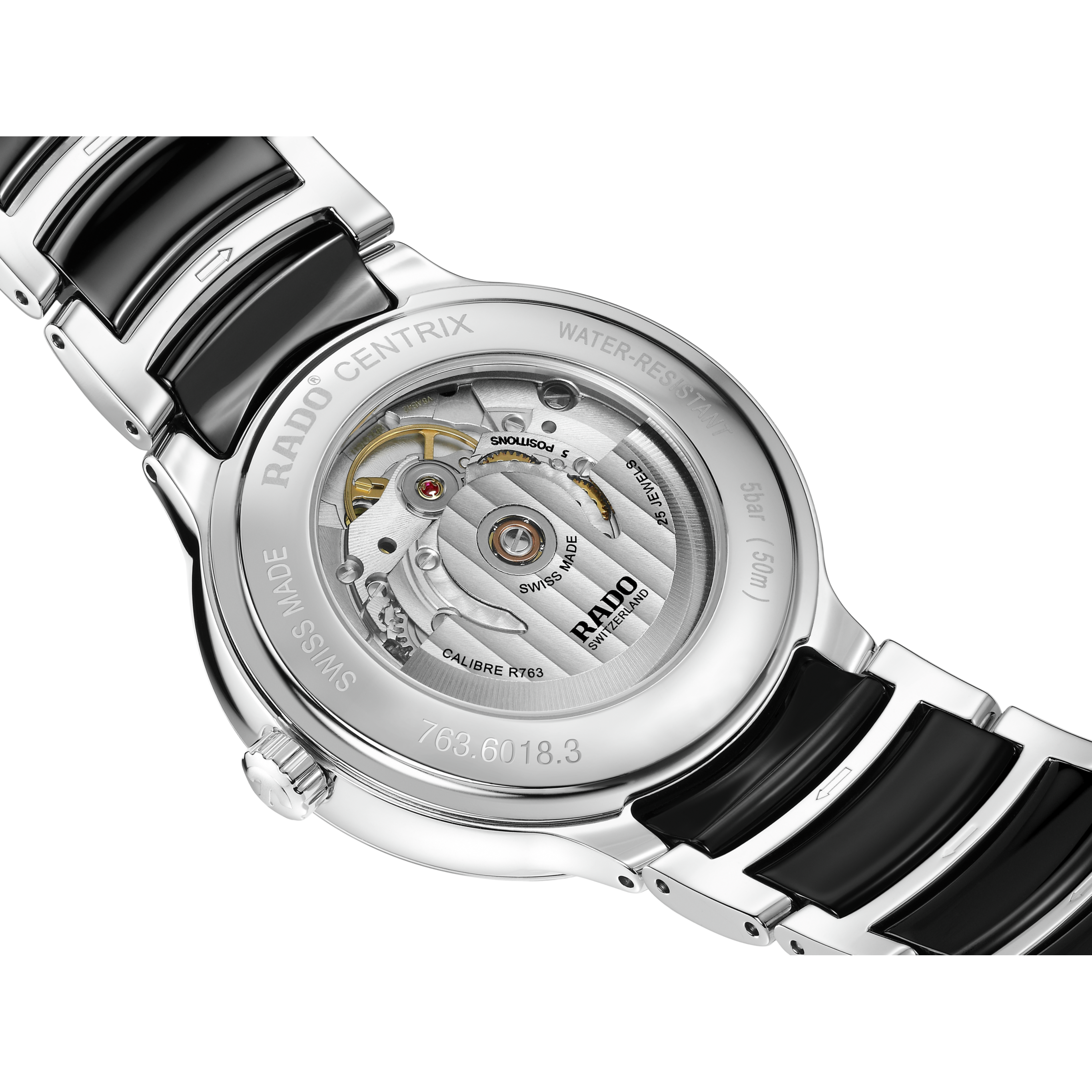 Rado Centrix Black Dial Unisex 39.5mm - view 2