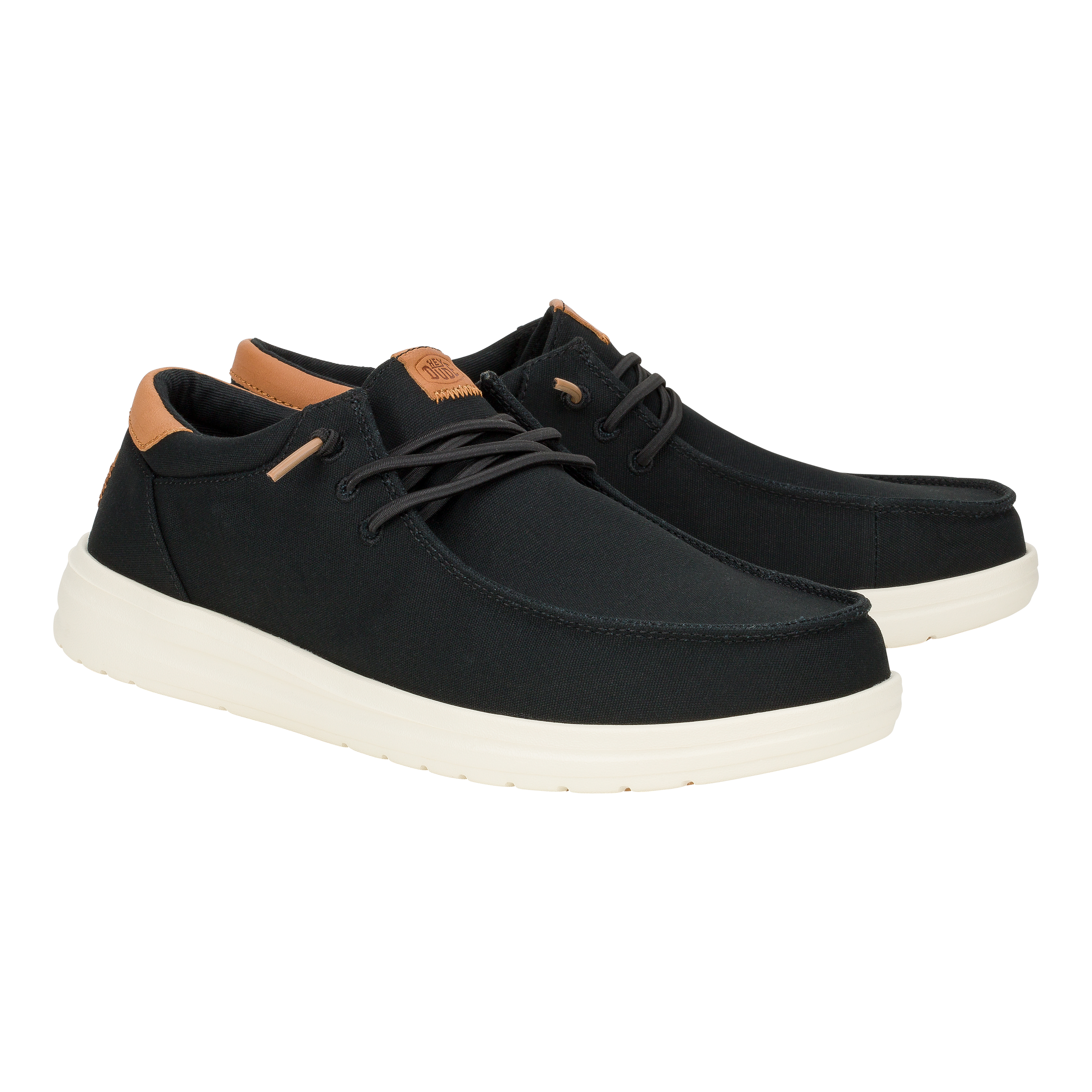 HEYDUDE shoes Paul Canvas - Black – Men's - view 2