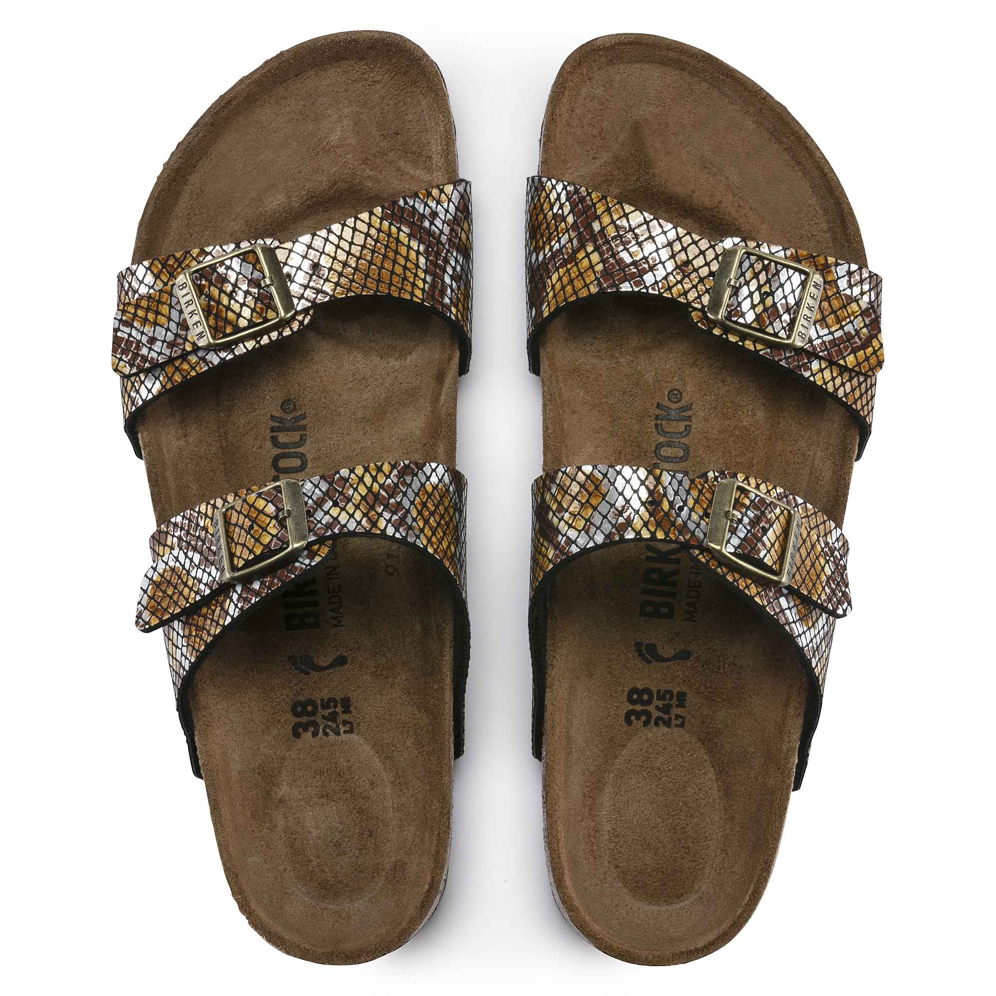 Birkenstock Sydney Micro Fibre – Brown Brown/Python Brown - view 2