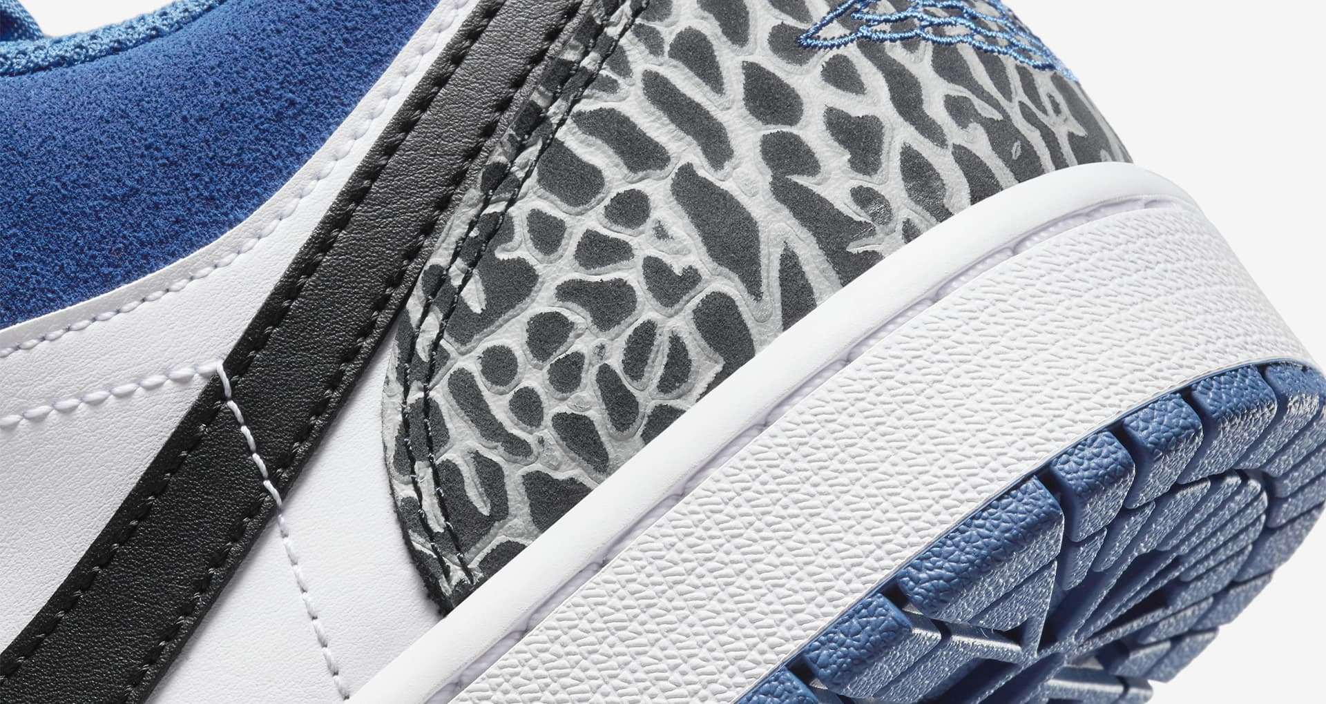 Kicks Machine Air Jordan 1 Low 'True Blue / Smoke Grey Marina Blue' Sale - view 2