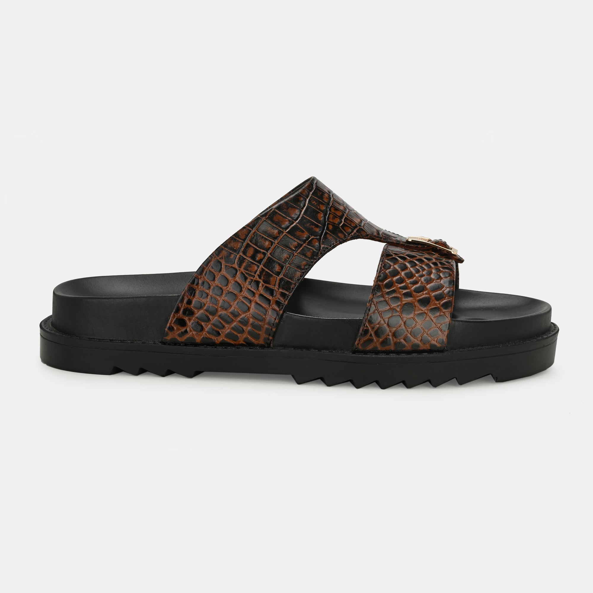 Brown Arba Slippers by Lafattio - view 2