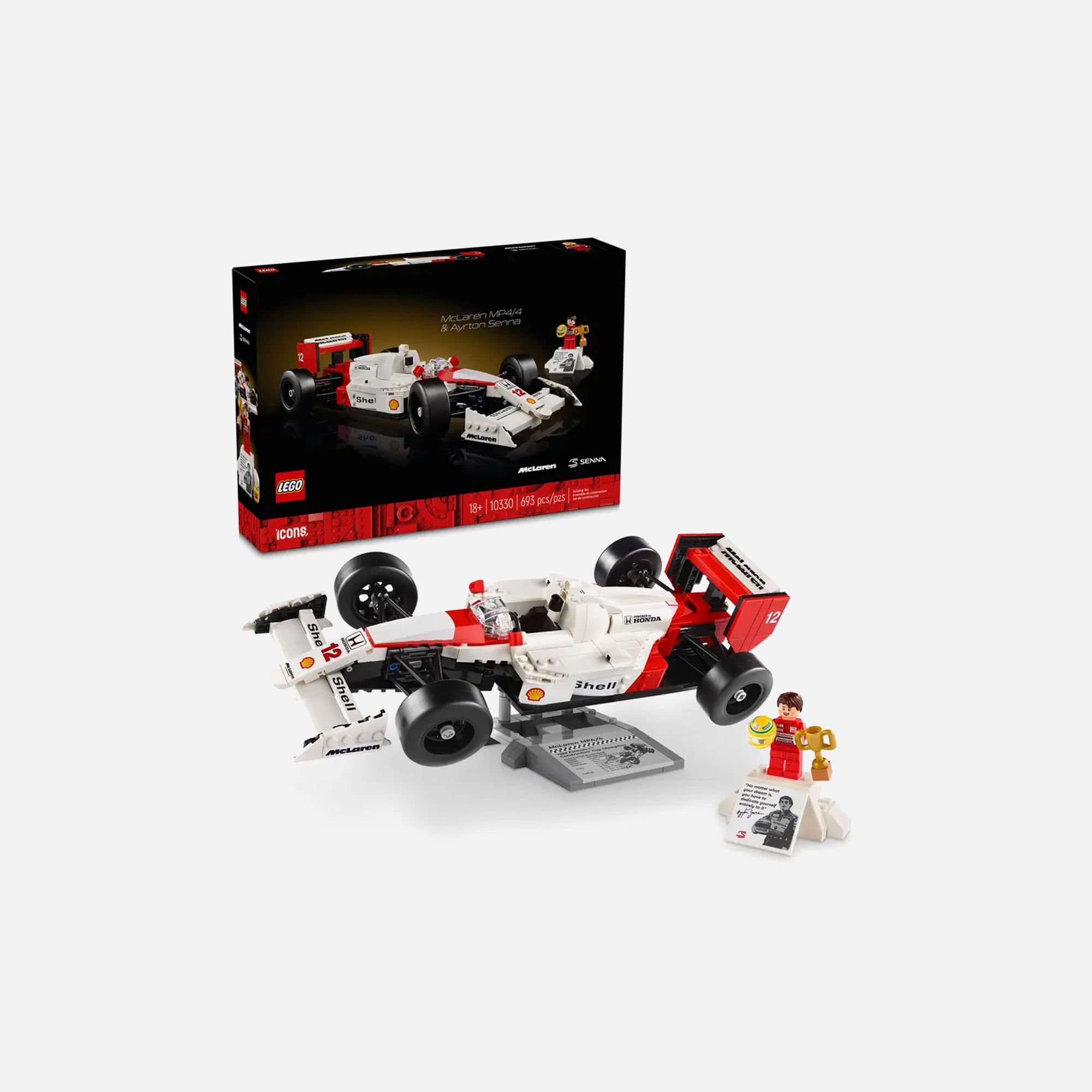 LEGO X F1 McLaren MP4/4 & Ayrton Senna