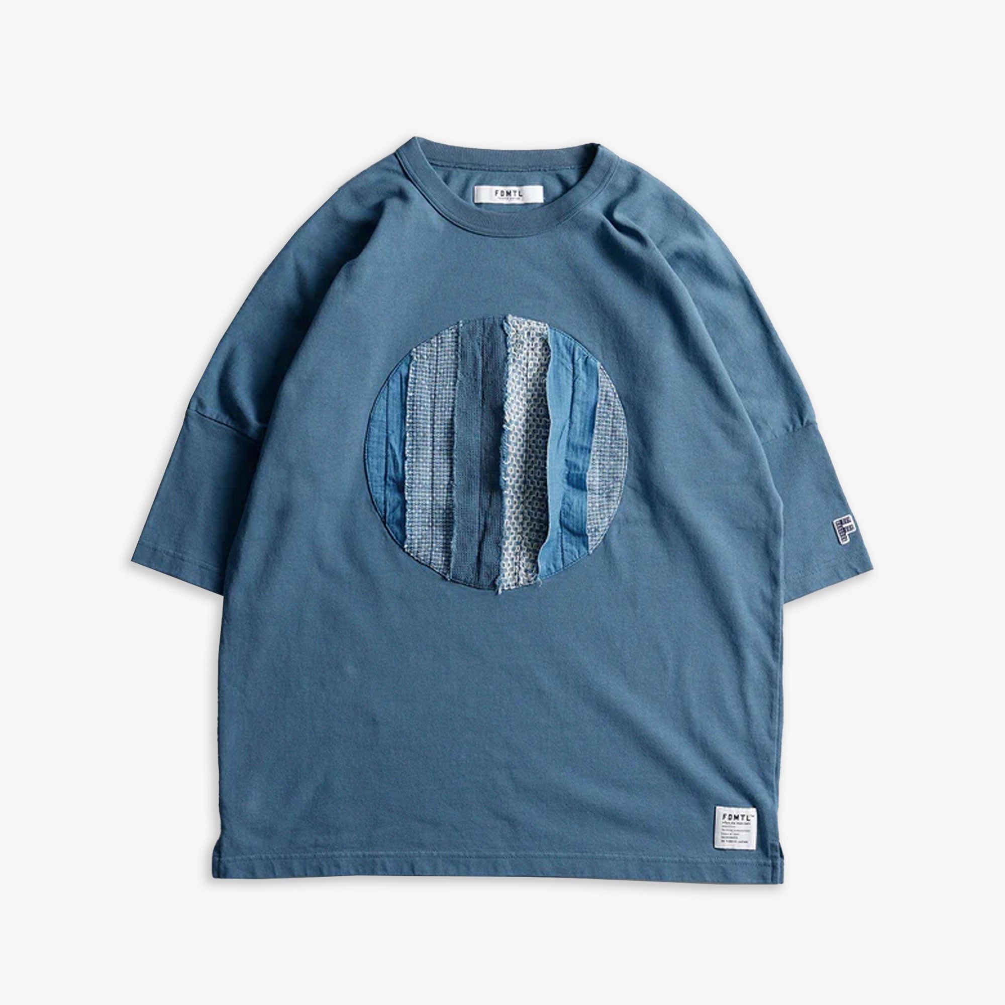 Fdmtl | Circle Obi Wide Tee { Blue