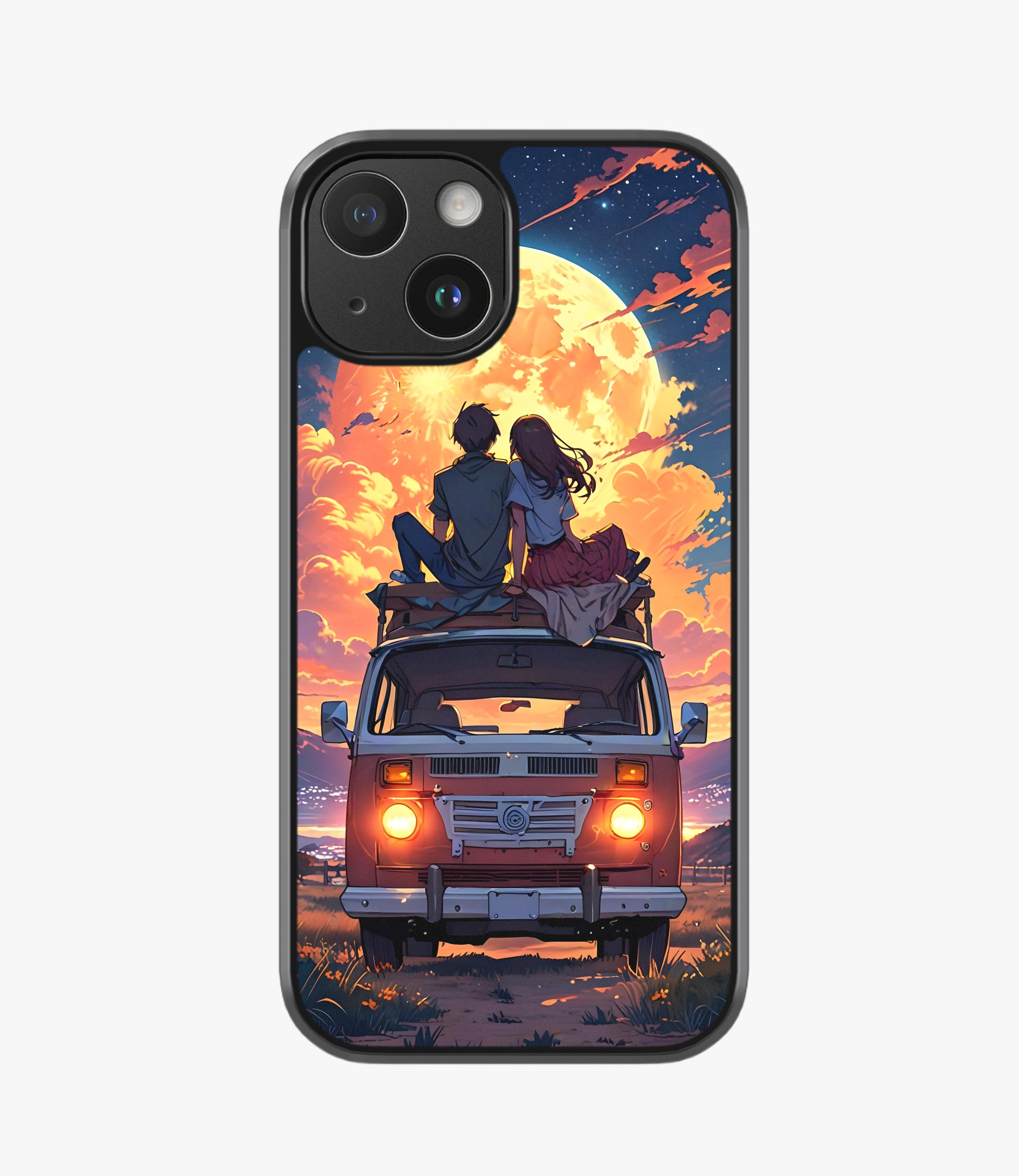 The Case Company Couple on Van Hybrid Phone Case