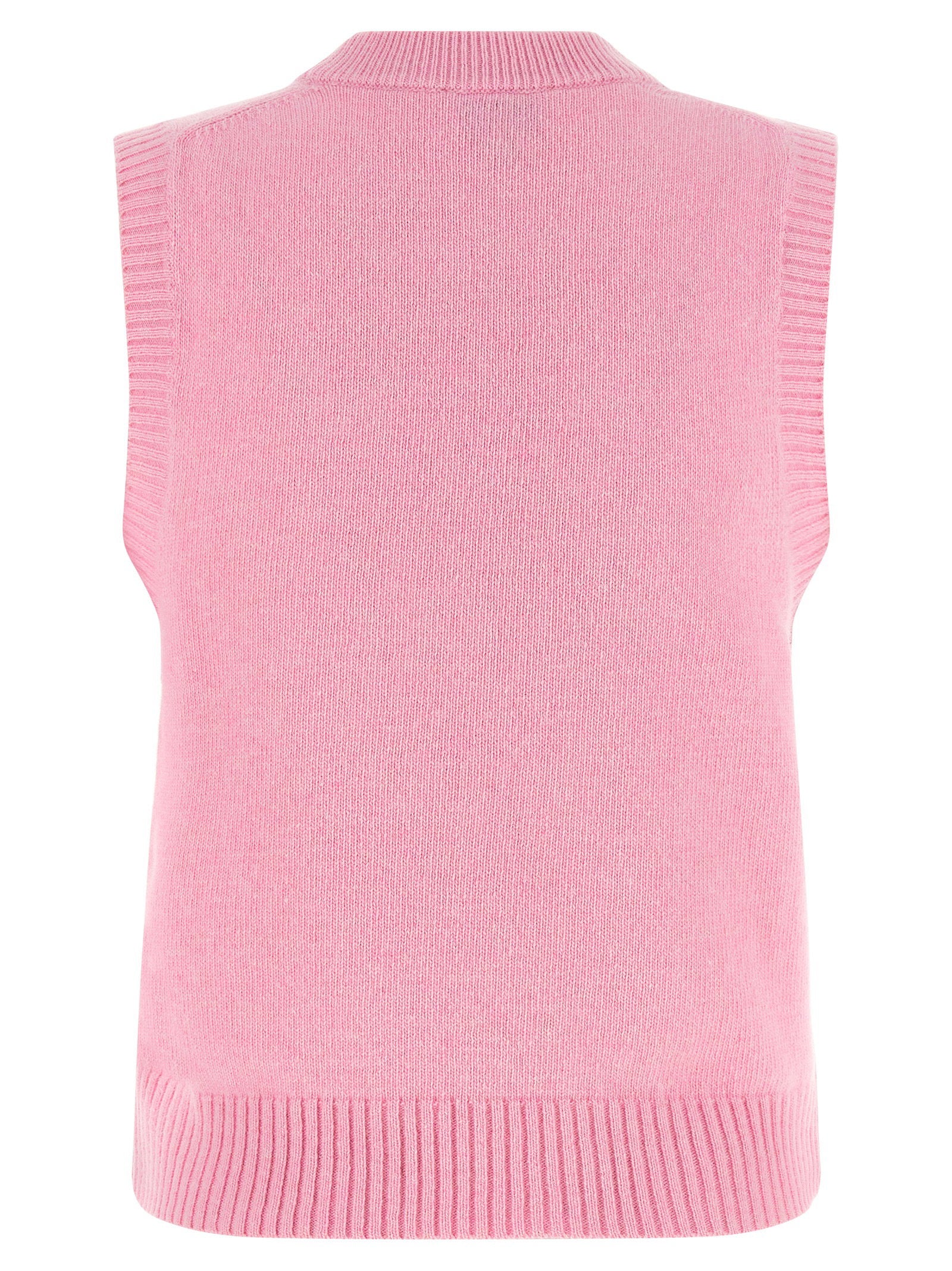 Ganni Strawberry Vest – 80% wool, 20% polyamide - view 2