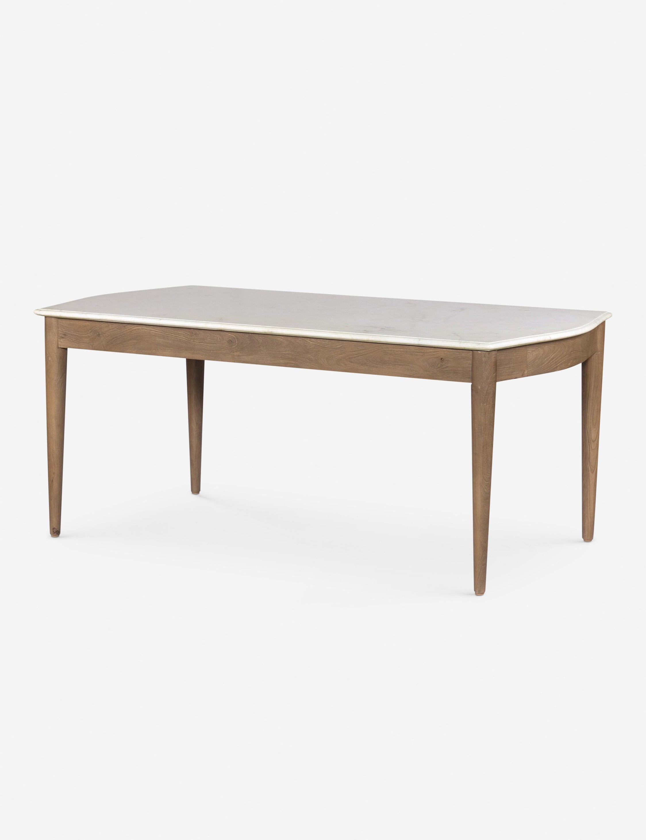 Lulu and Georgia Denison Dining Table – White Marble