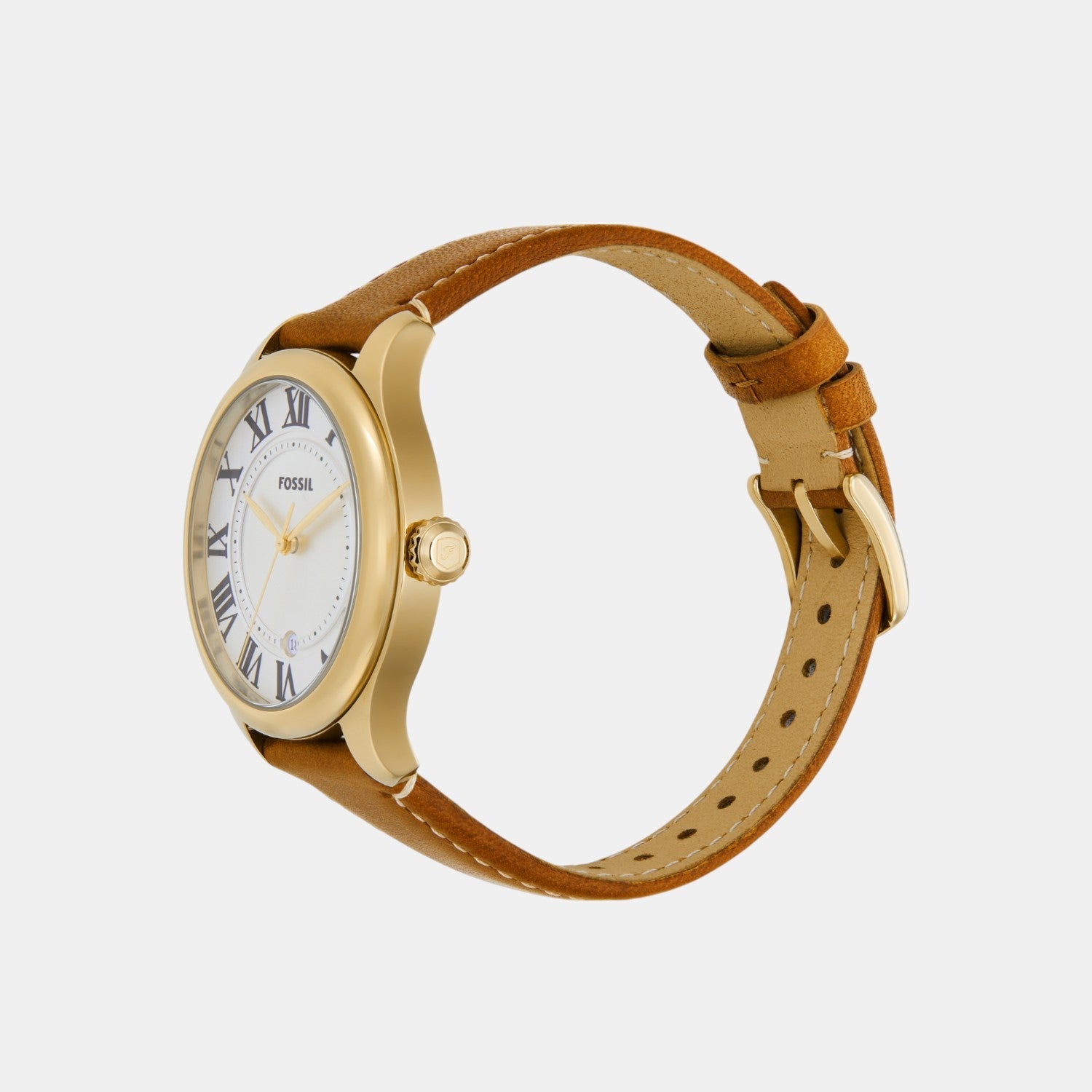 Fossil Gilmore Women Quartz Silver Dial Analog Leather Watch ES5397 - view 2