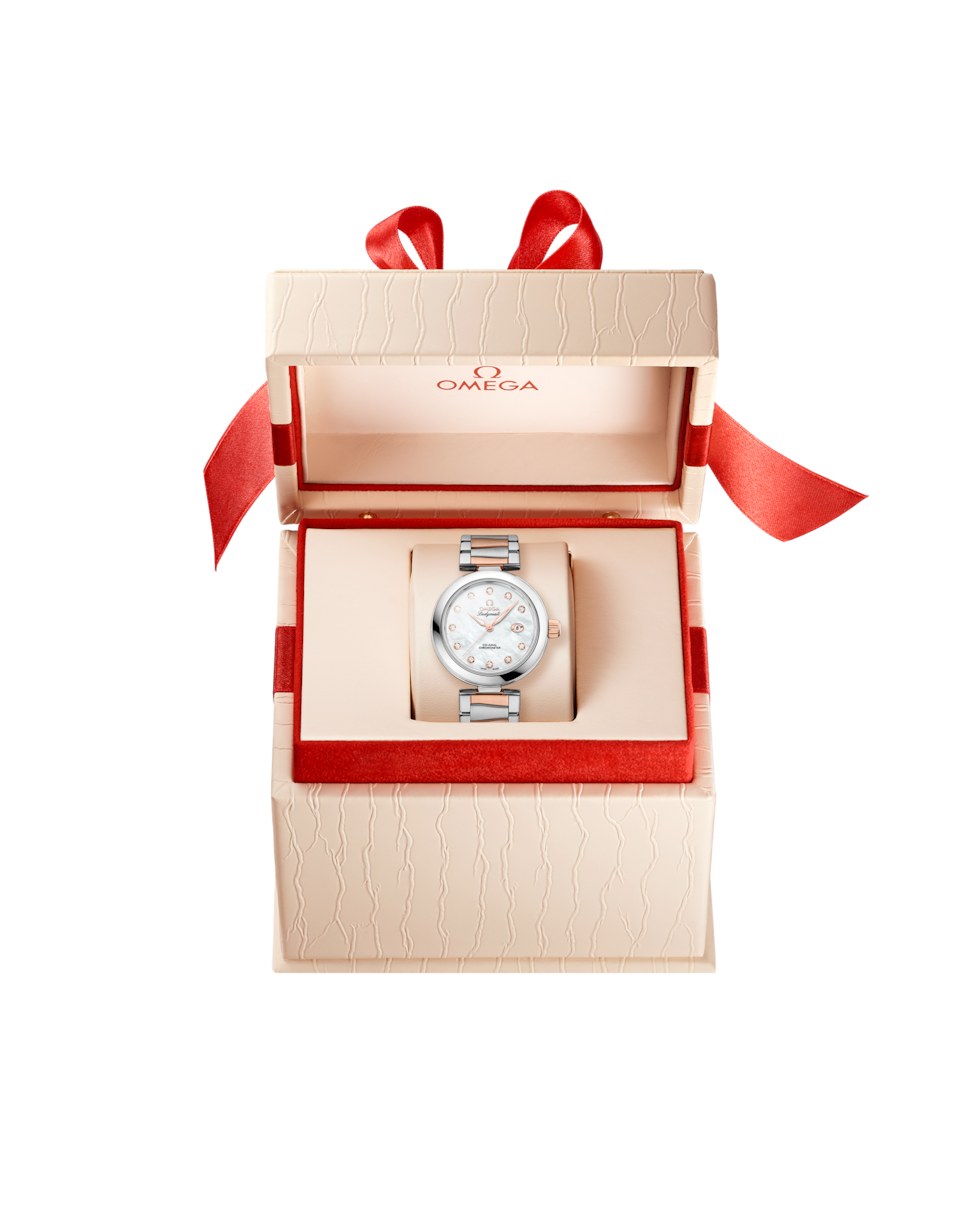 Omega De Ville Ladymatic Co Axial Chronometerwhite Dial Women 34MM - view 2