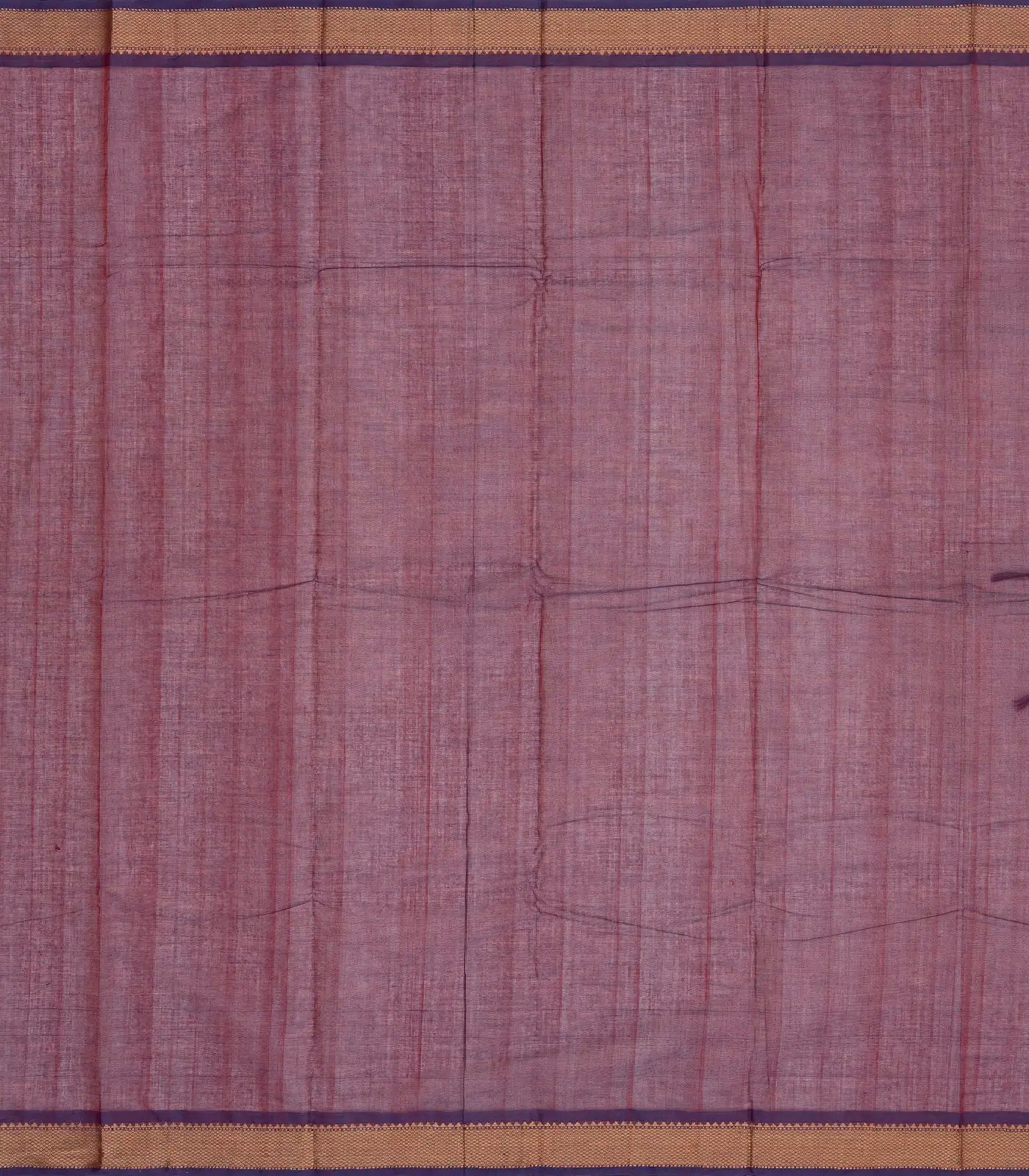 RmKV Magenta Handloom Kanchi Cotton Saree With Raindrop Buttas - view 4