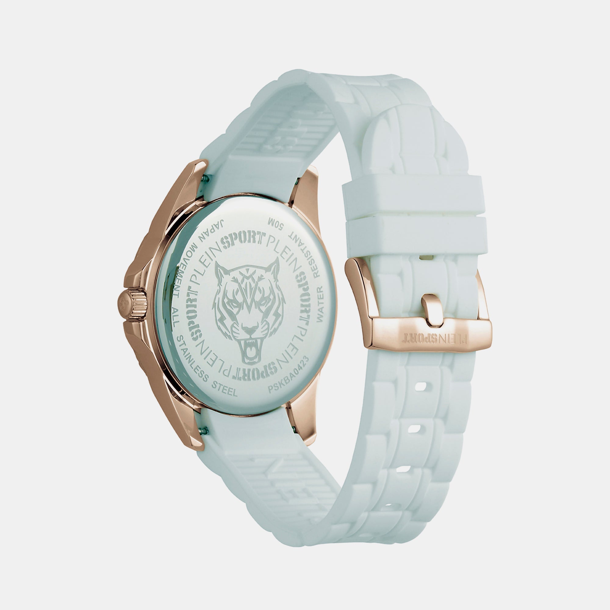 Plein Sports Glam Women Quartz White Dial Analog Silicone Watch PSKBA0423 - view 2