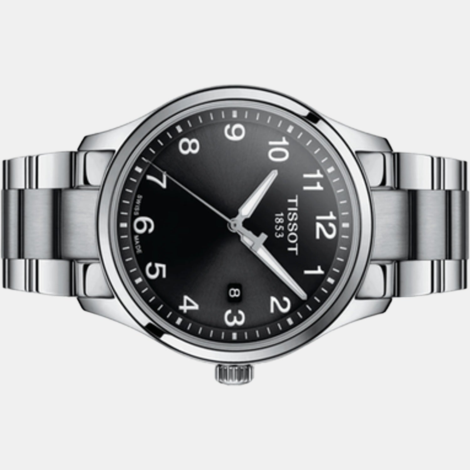 Tissot Gent Xl Men Quartz Black Dial Analog Stainless Steel Watch T1164101105700 - view 2