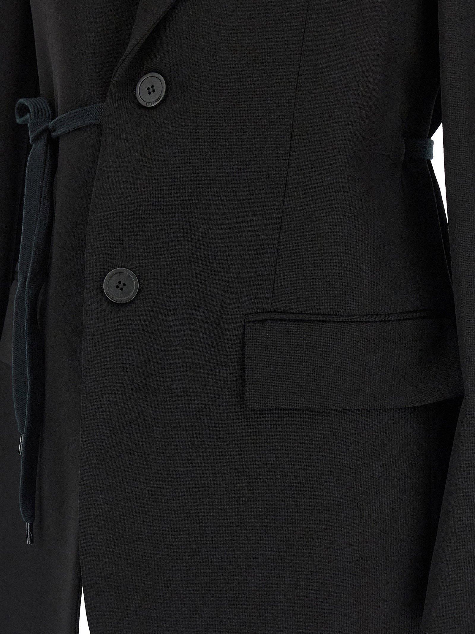 Balenciaga Wrap Tailored Blazer – 100% wool - view 5