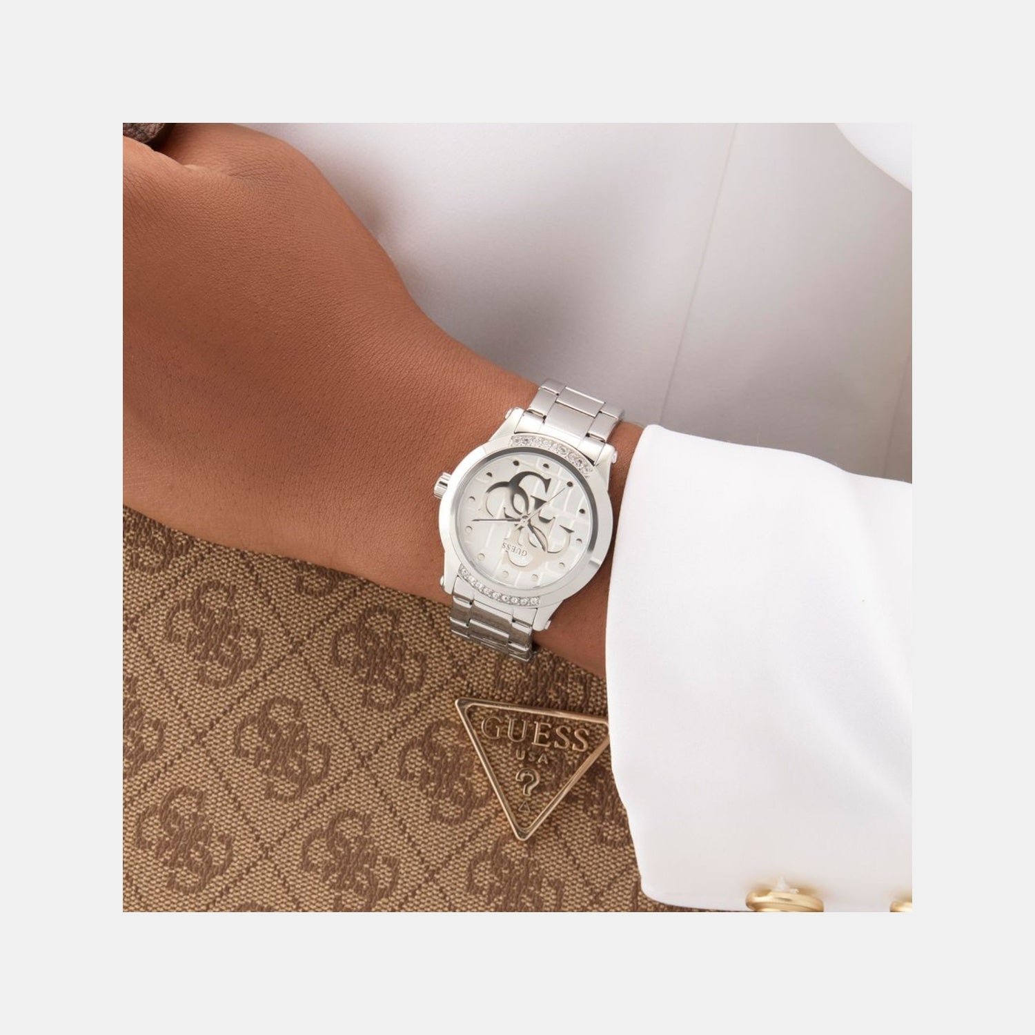 Guess Annette Women Quartz Silver Dial Analog Stainless Steel Watch GW0861L1 - view 4