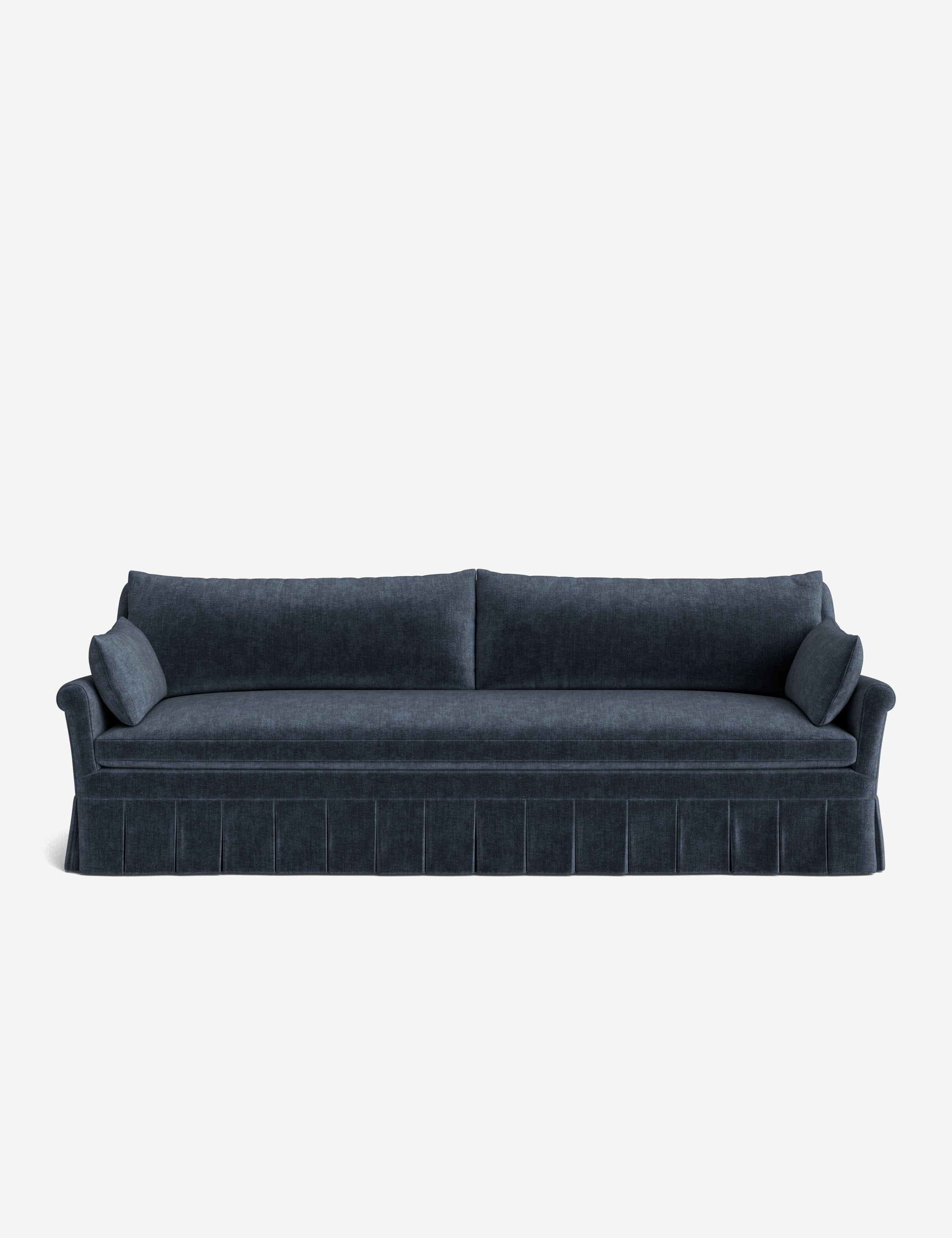 Lulu and Georgia Portola Rolled Arm Pleated Sofa - view 9