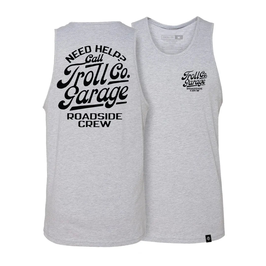 Radial Garage Crew Tank – Men's, Heather Gray