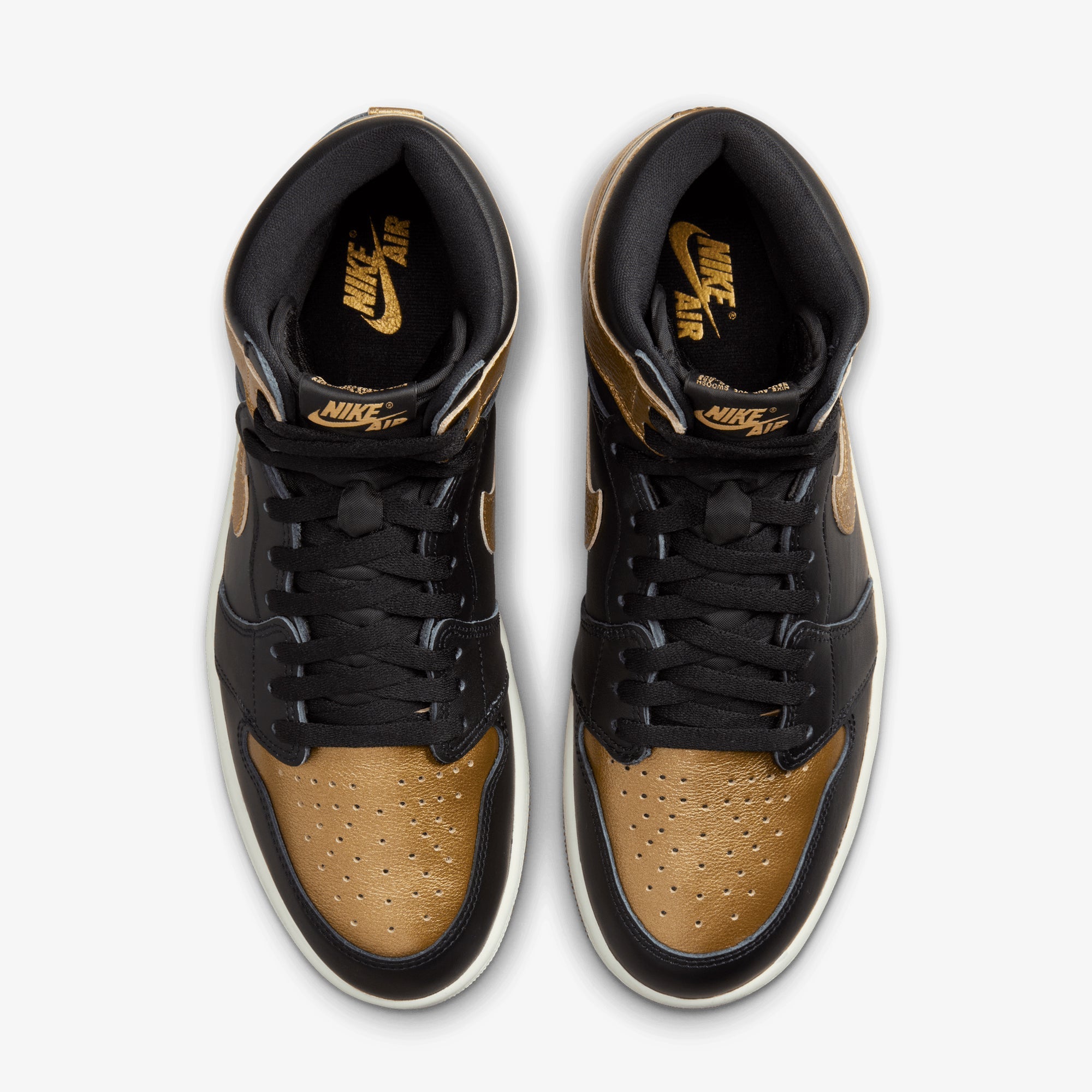 Jordan | Air Jordan 1 Retro High Og { "black/gold" - view 2