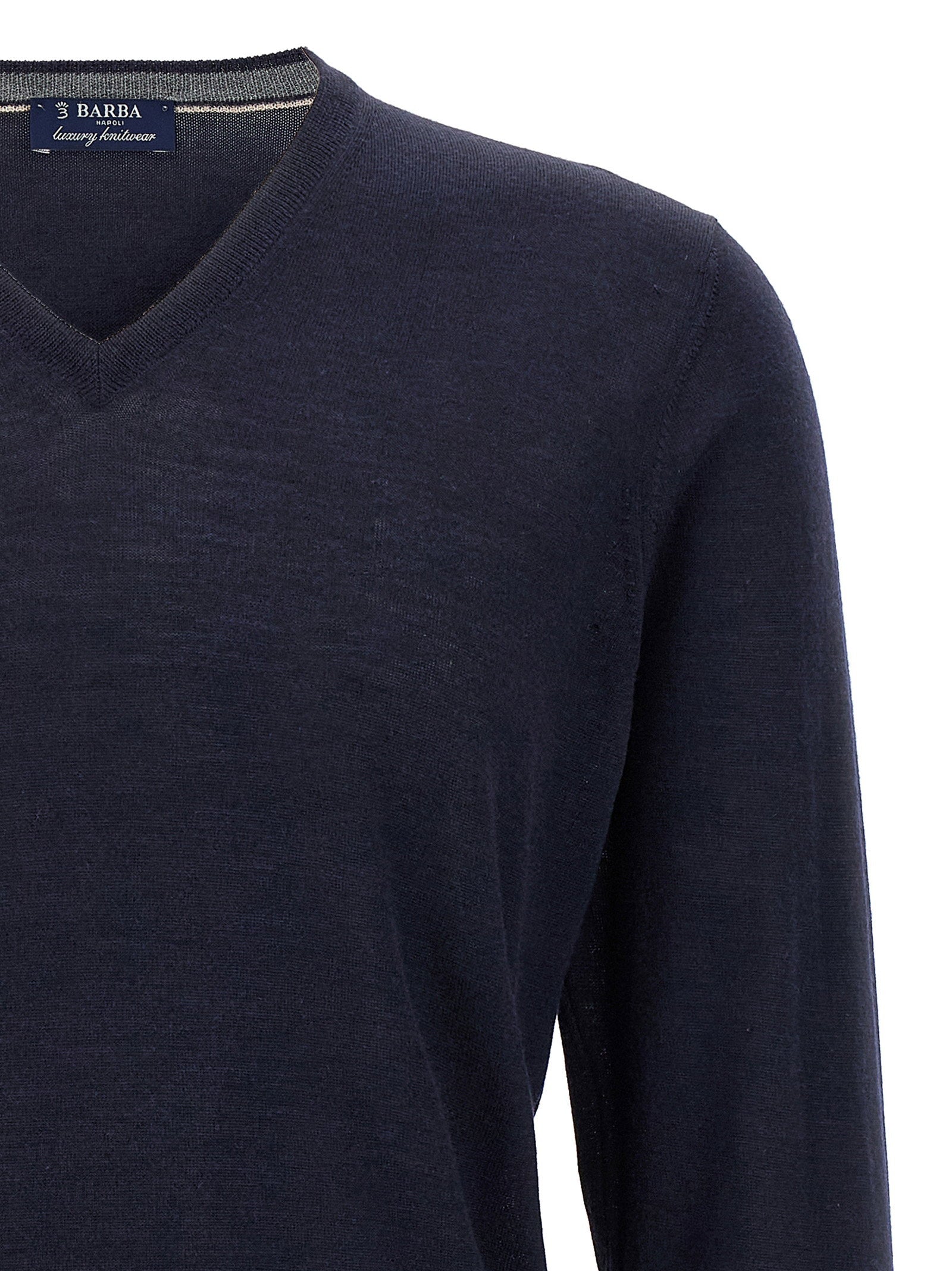 Barba Wool And Silk Sweater – 70% wool, 30% silk - view 3