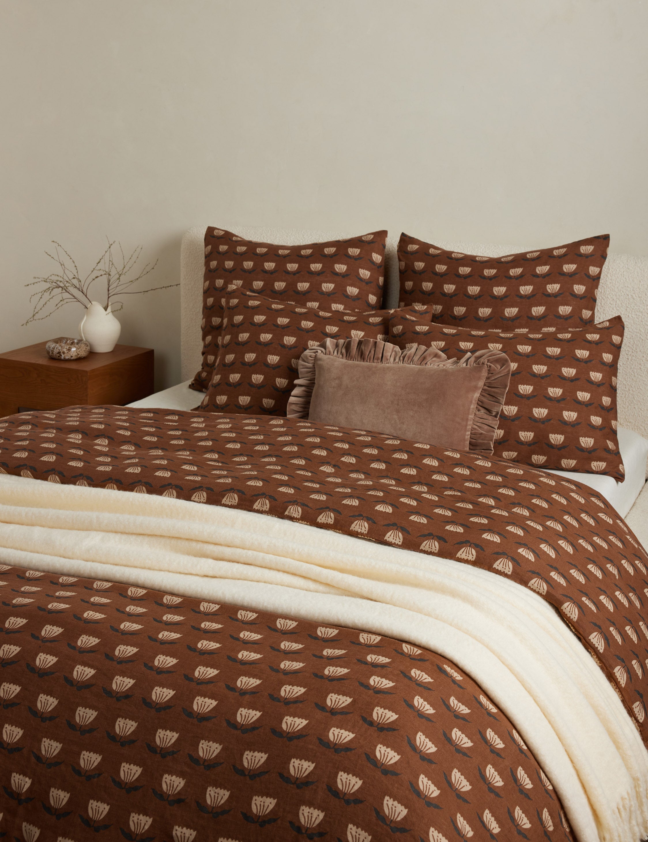 Lulu and Georgia Janna European Flax Linen® Duvet Cover By Sarah Sherman Samuel