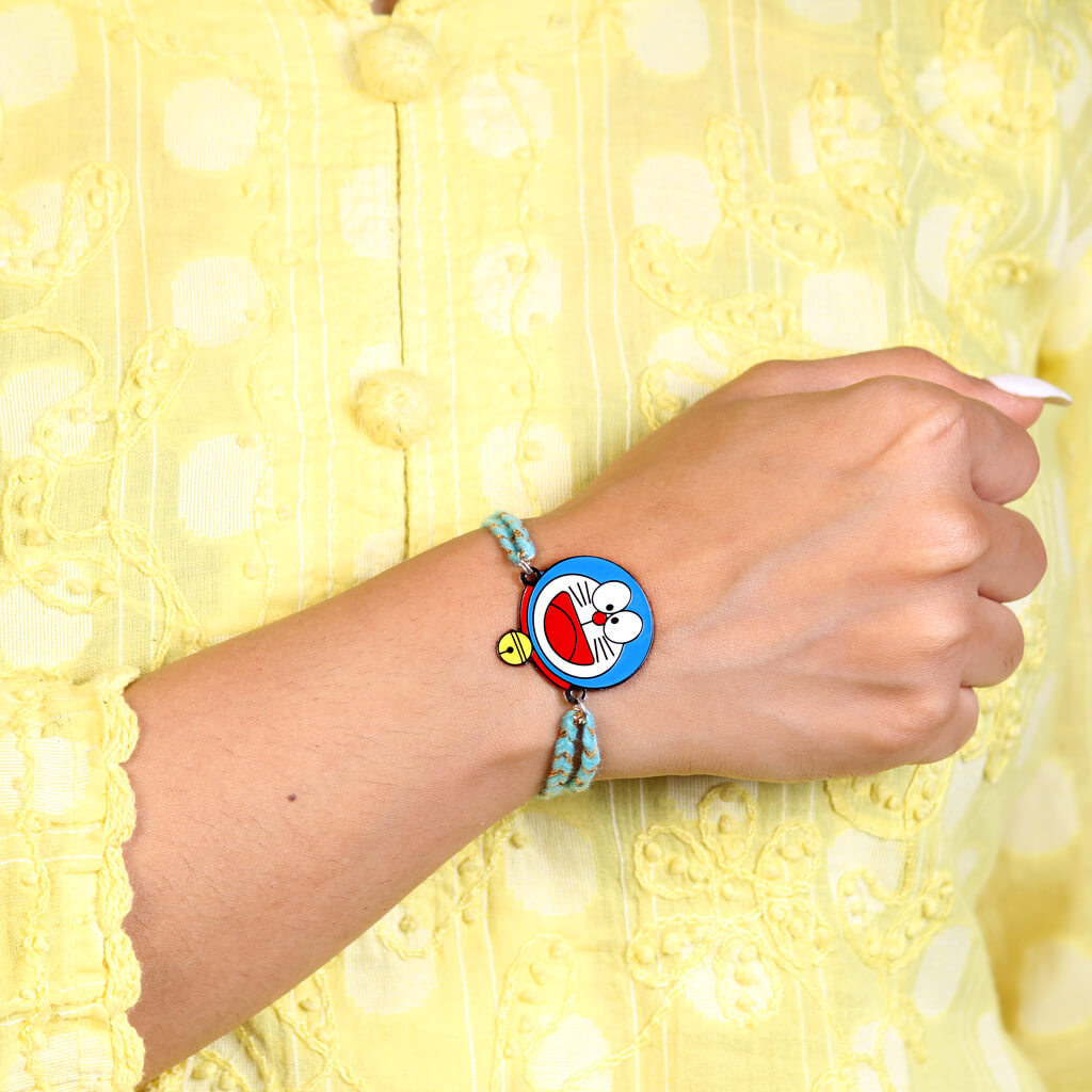 Bigsmall_piu Doremon Metallic Rakhi - view 3