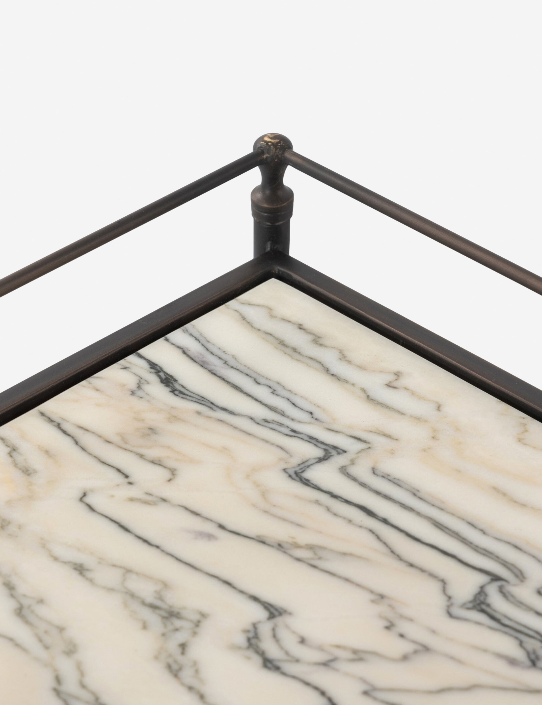 Lulu and Georgia Benatti Nightstand – White Marble - view 6