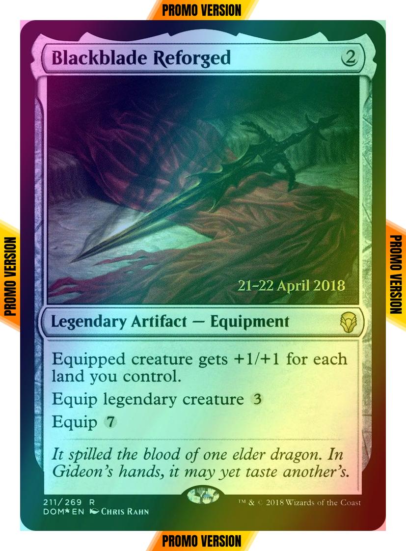 Blackblade reforged 211s – Magic Blackblade Reforged [211s] [Dominaria Promos] [Foil]