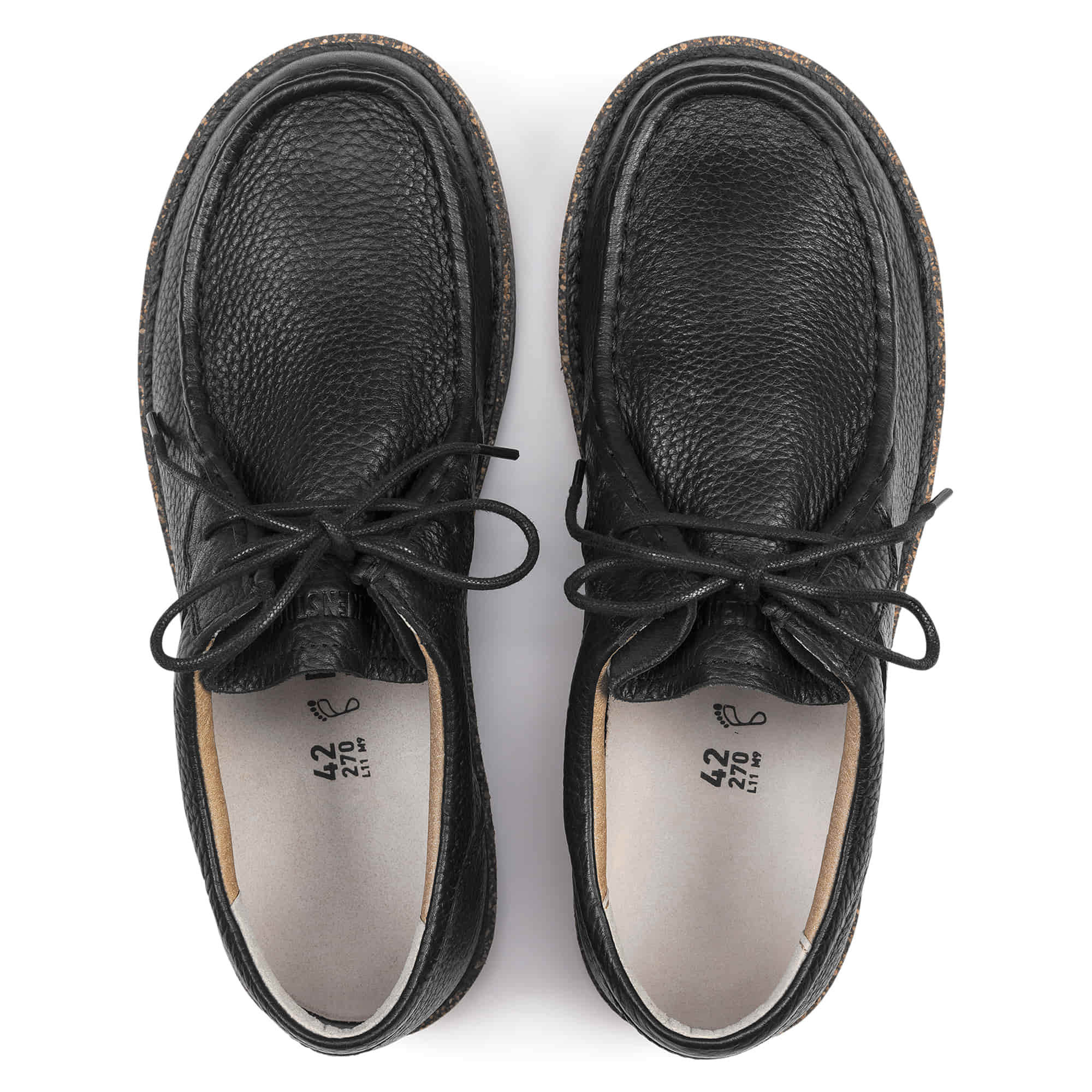 Birkenstock Pasadena Men Natural Leather – Black Black - view 2