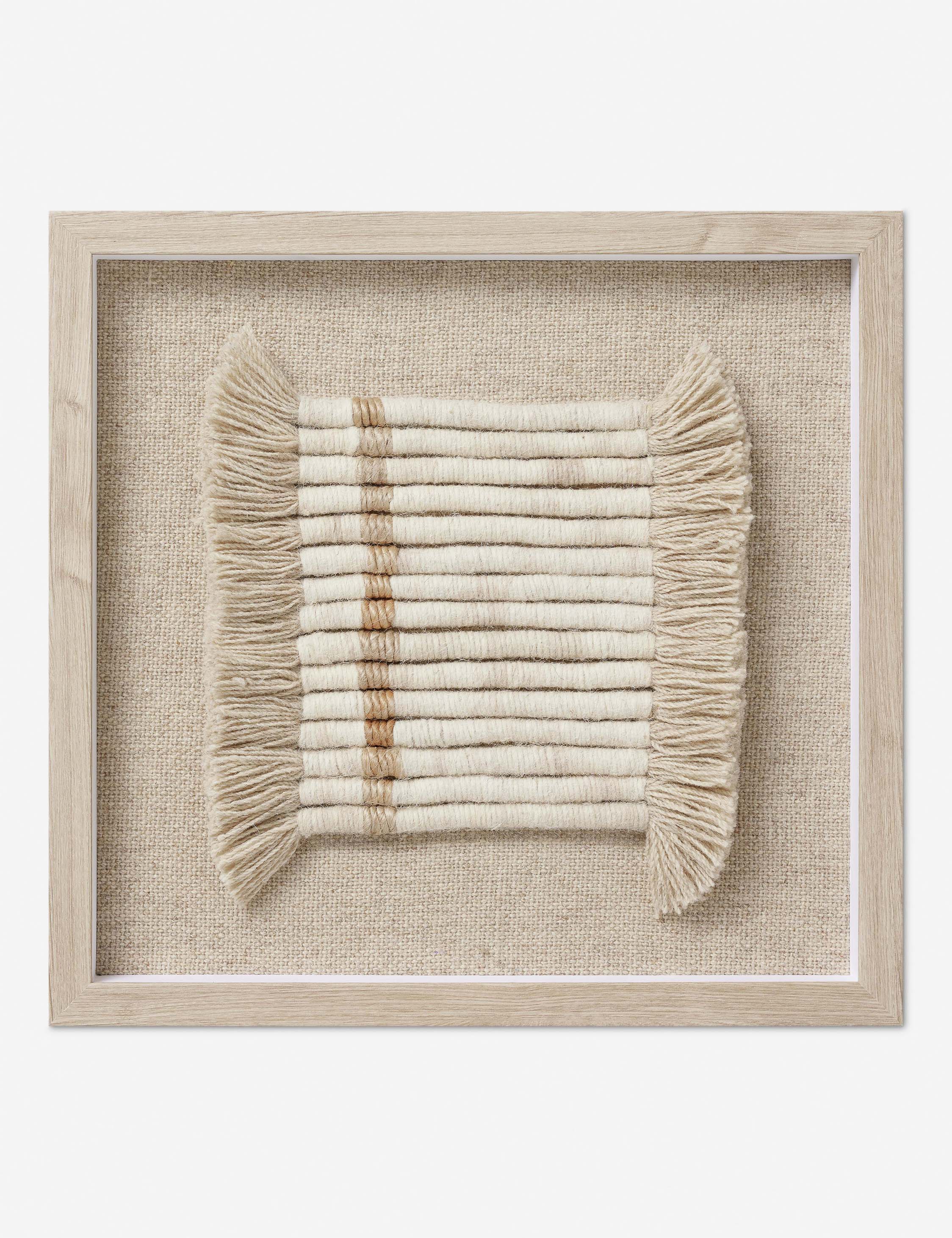 Lulu and Georgia Kendry I Textile Wall Art – White