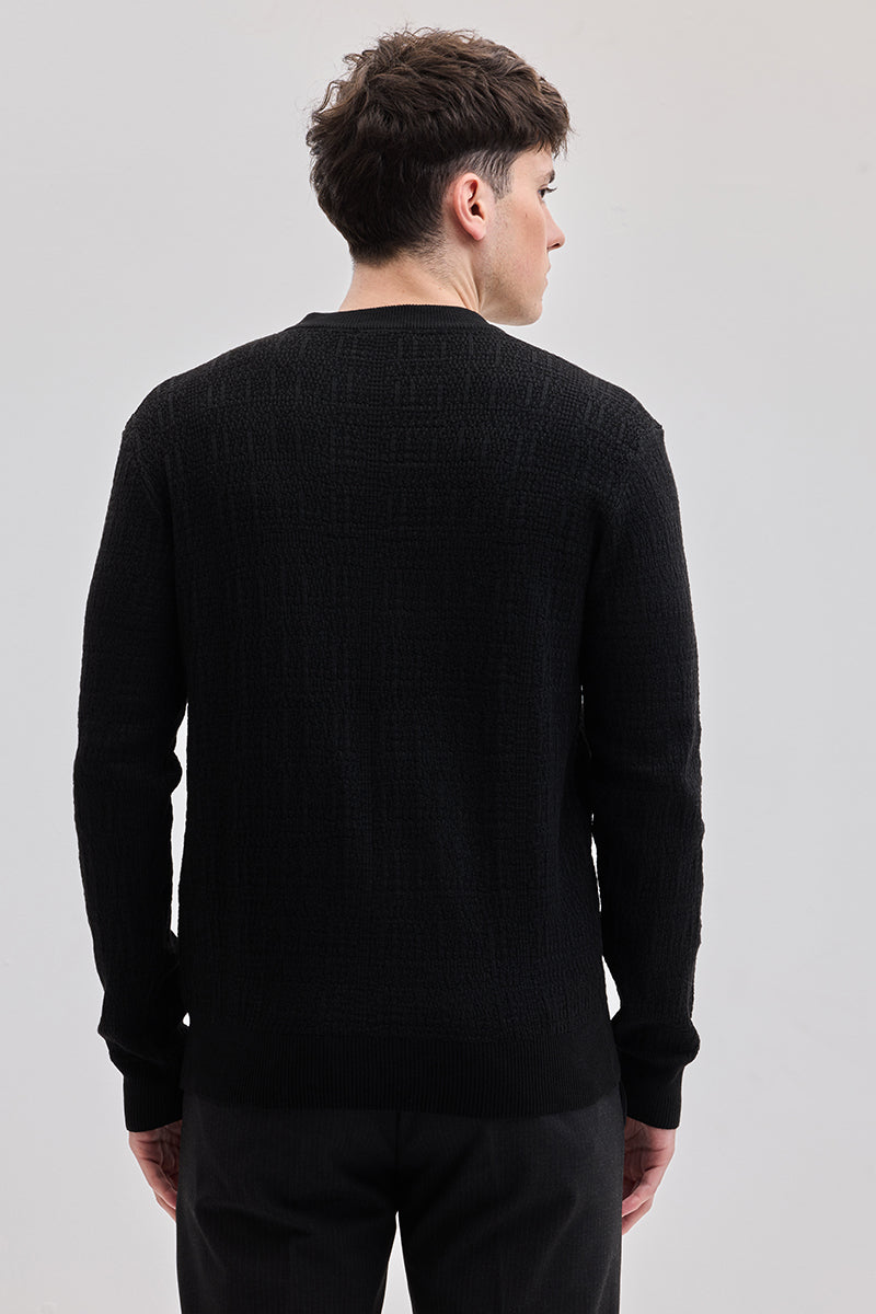 SNITCH Black Knitted Sweater - view 8
