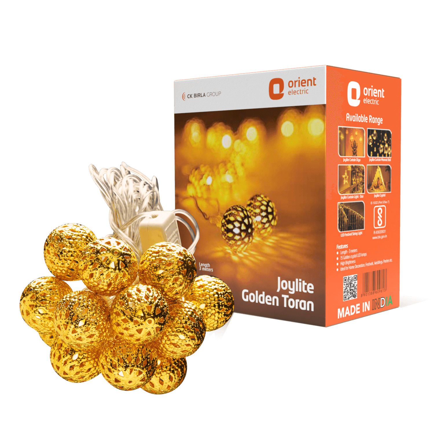 orientelectric Joylite Toran LED Curtain Light for Home