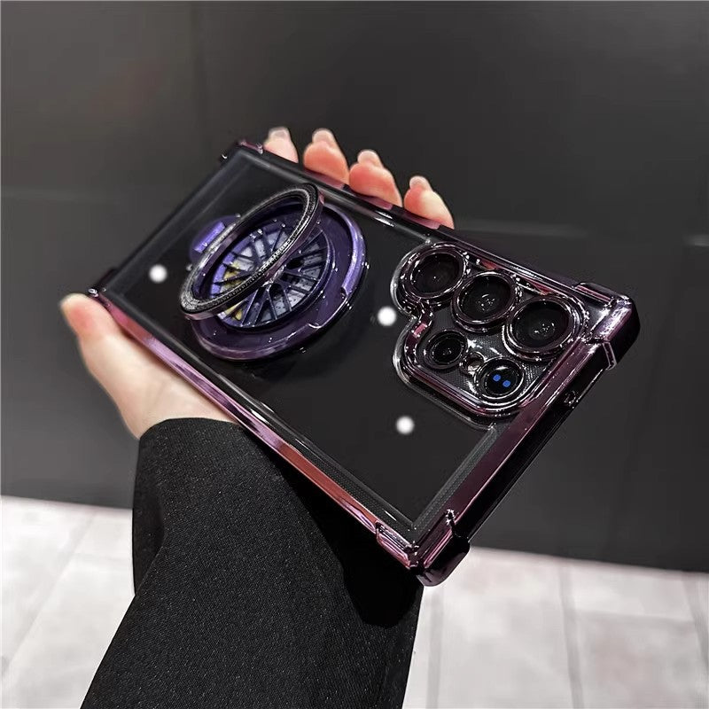 Million Cases Galaxy S25 Series Electroplated Rotating Gyro Magnetic Case - view 7